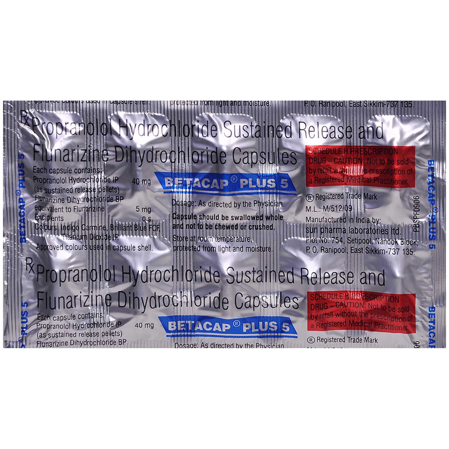 Betacap Plus 5 Capsule 10's, Pack of 10 Betacap Plus 5 Capsule 10's, Pack of 10