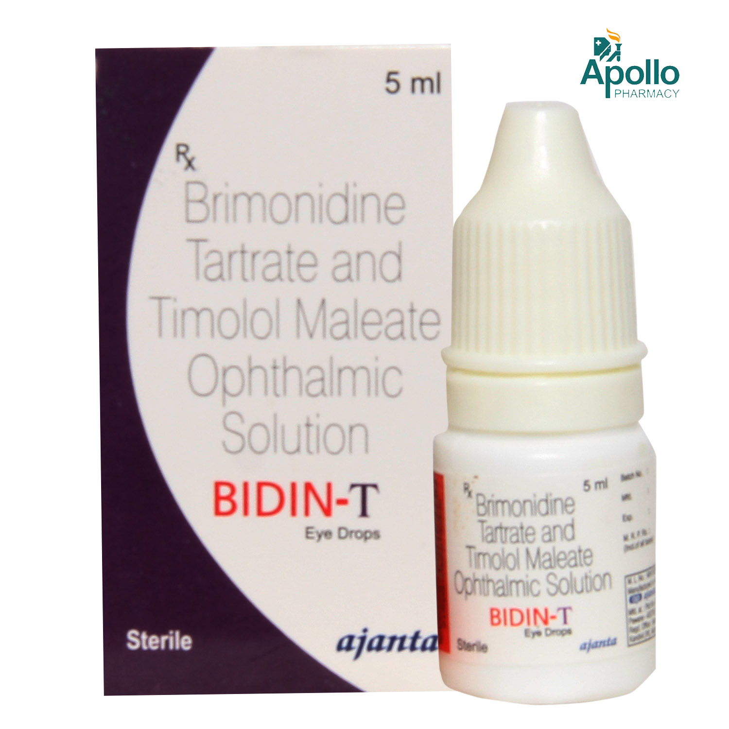Bidin-T Eye Drops 5ml, Pack of 1 Eye Drops Bidin-T Eye Drops 5ml, Pack of 1 Eye Drops