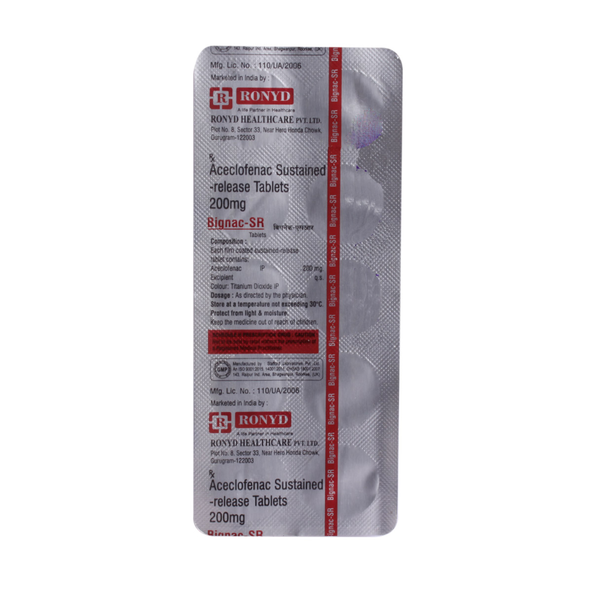 Big-Nac Sr Tablet 10's, Pack of 10 TABLETS Big-Nac Sr Tablet 10's, Pack of 10 TABLETS