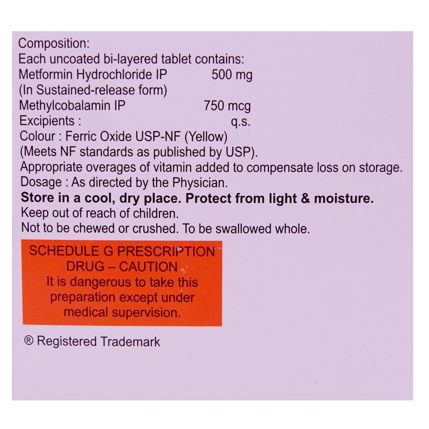 Bigomet M Tablet 10's, Pack of 10 TabletS Bigomet M Tablet 10's, Pack of 10 TabletS