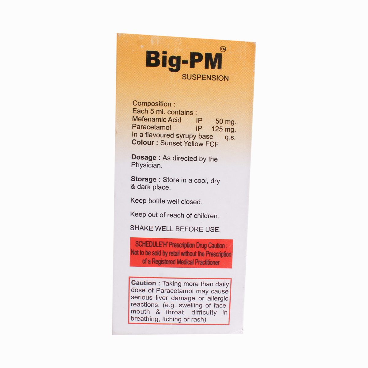 Big-Pm Suspension 60ml, Pack of 1 Liquid Big-Pm Suspension 60ml, Pack of 1 Liquid