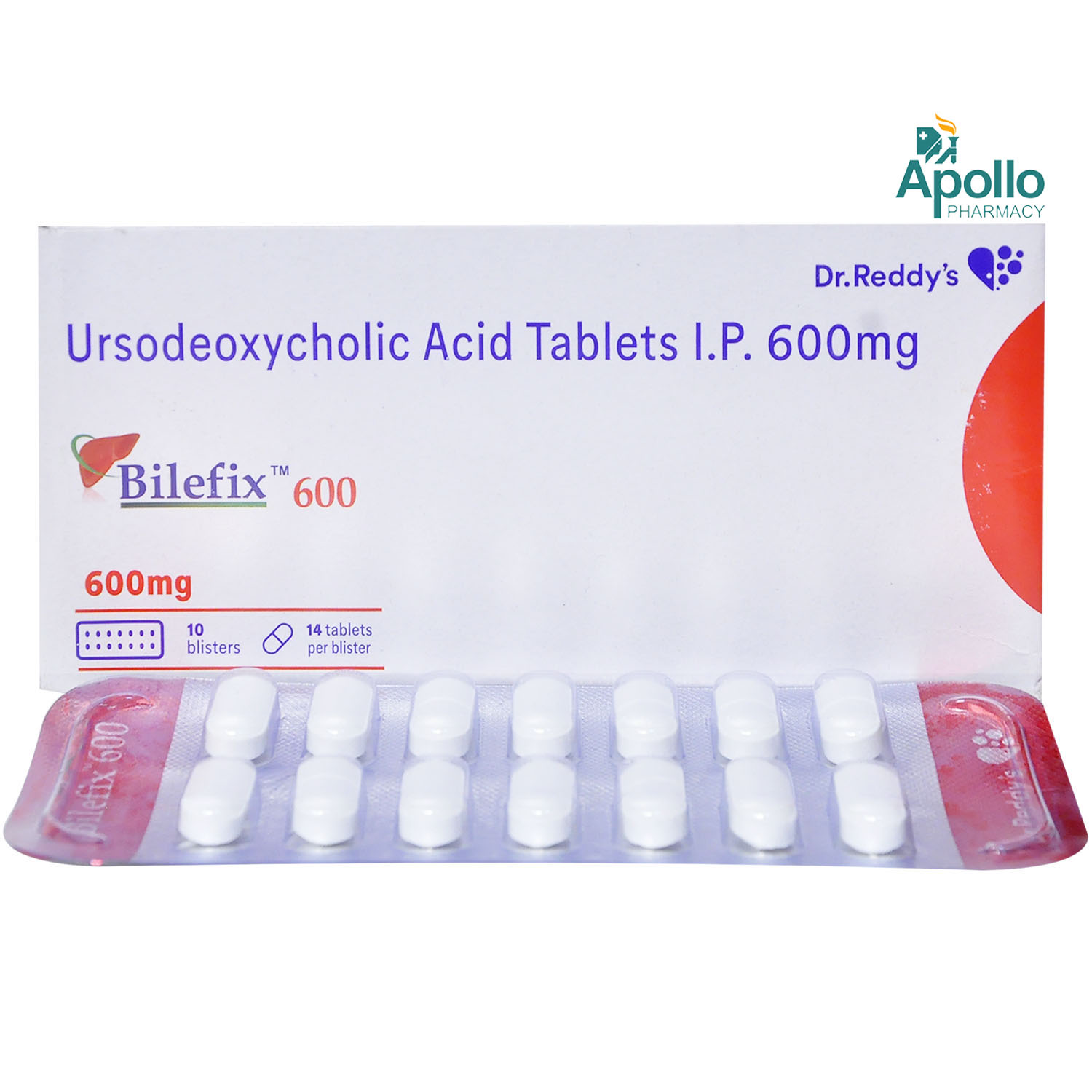 Bilefix 600 Tablet 14's, Pack of 14 TabletS Bilefix 600 Tablet 14's, Pack of 14 TabletS