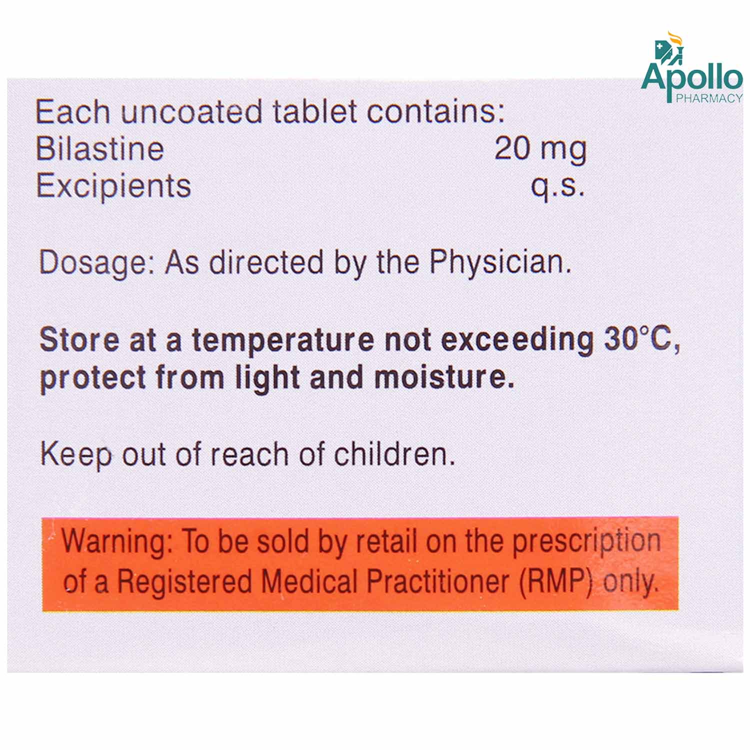 Bilagra Tablet 10's, Pack of 10 TABLETS Bilagra Tablet 10's, Pack of 10 TABLETS