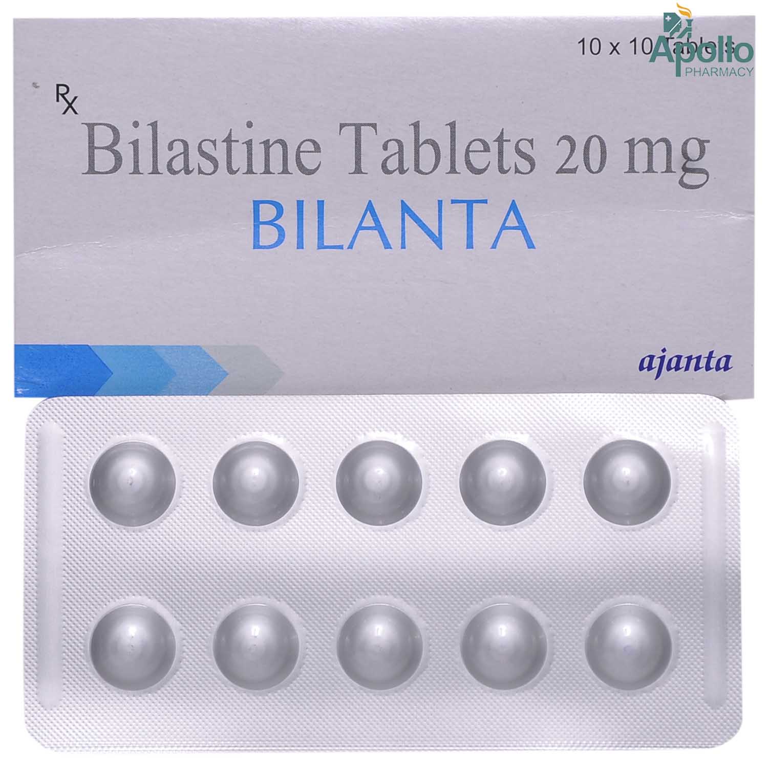 Bilanta 20 Tablet 10's, Pack of 10 TABLETS Bilanta 20 Tablet 10's, Pack of 10 TABLETS