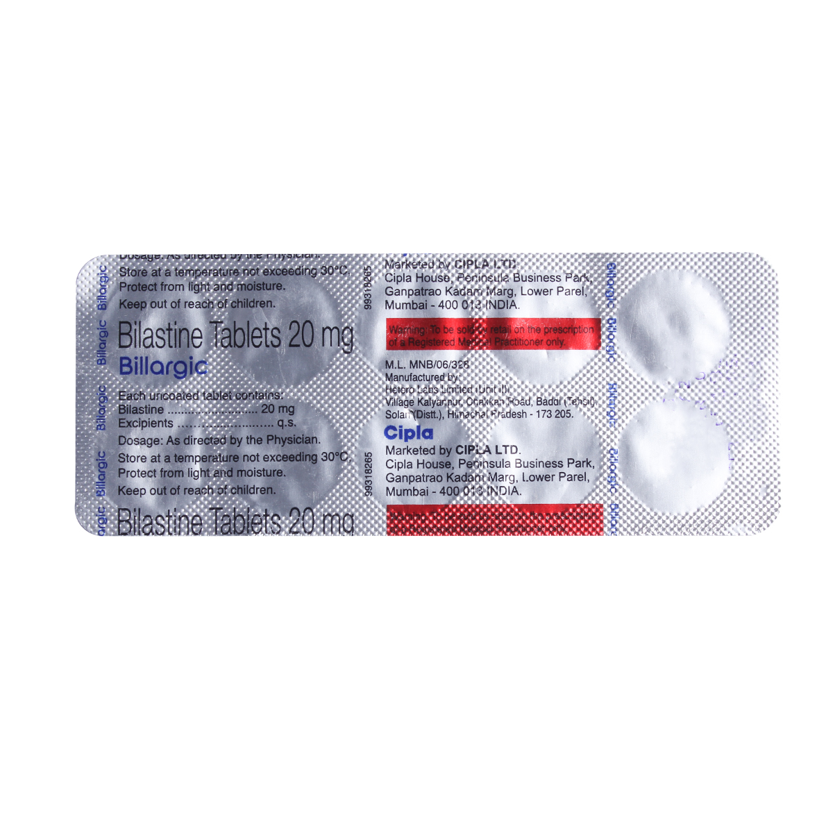Billargic Tablet 10 's, Pack of 10 TabletS Billargic Tablet 10 's, Pack of 10 TabletS