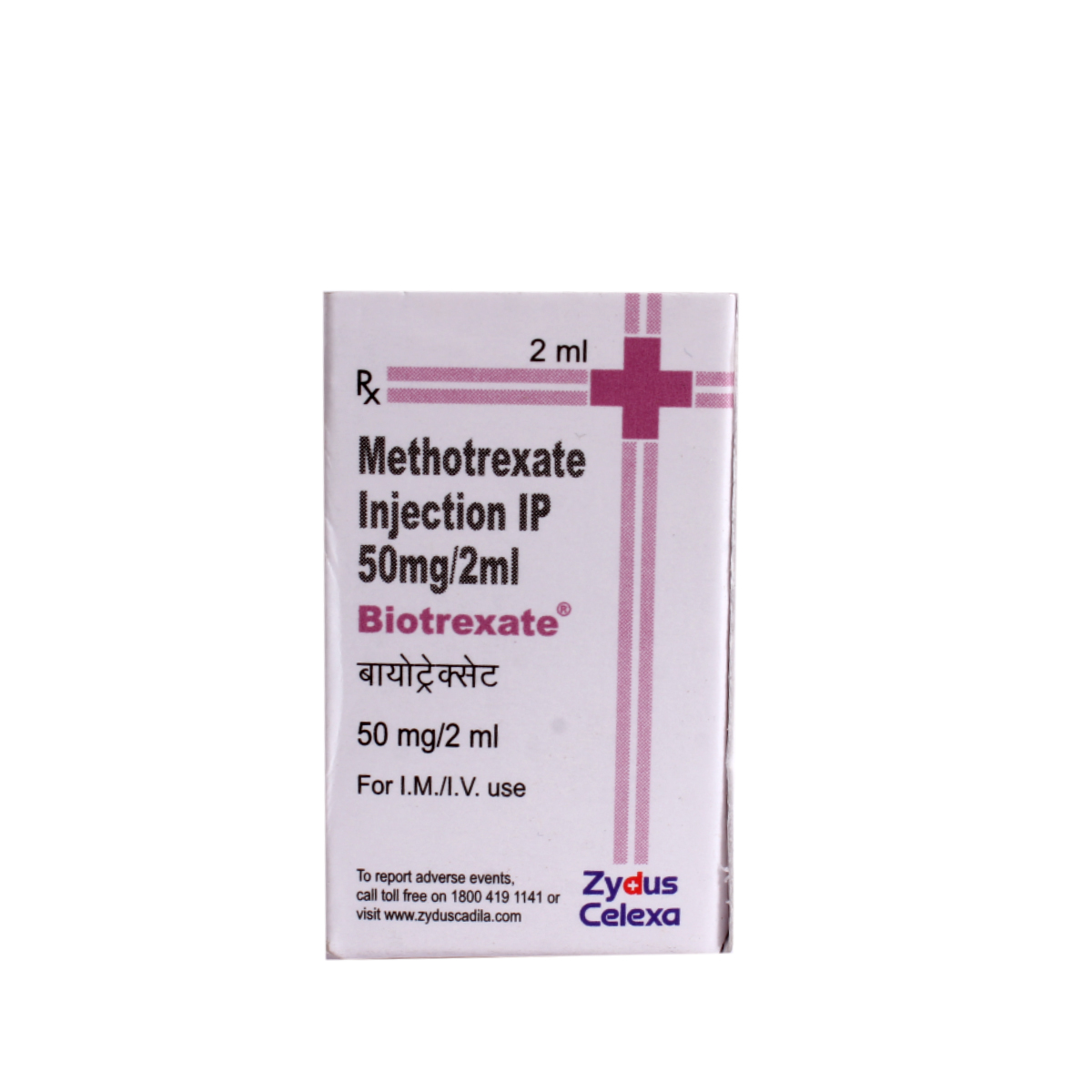 Biotrexate 50 mg Injection 2 ml, Pack of 1 Injection Biotrexate 50 mg Injection 2 ml, Pack of 1 Injection