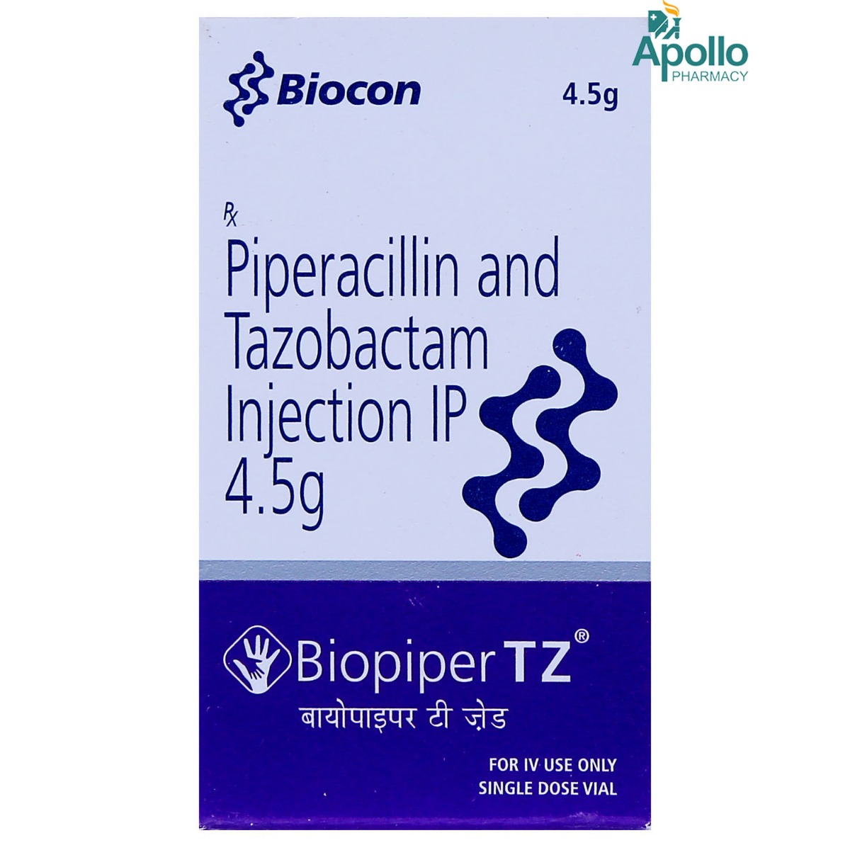 Buy BIOPIPER TZ INJECTION 4.5GM Online