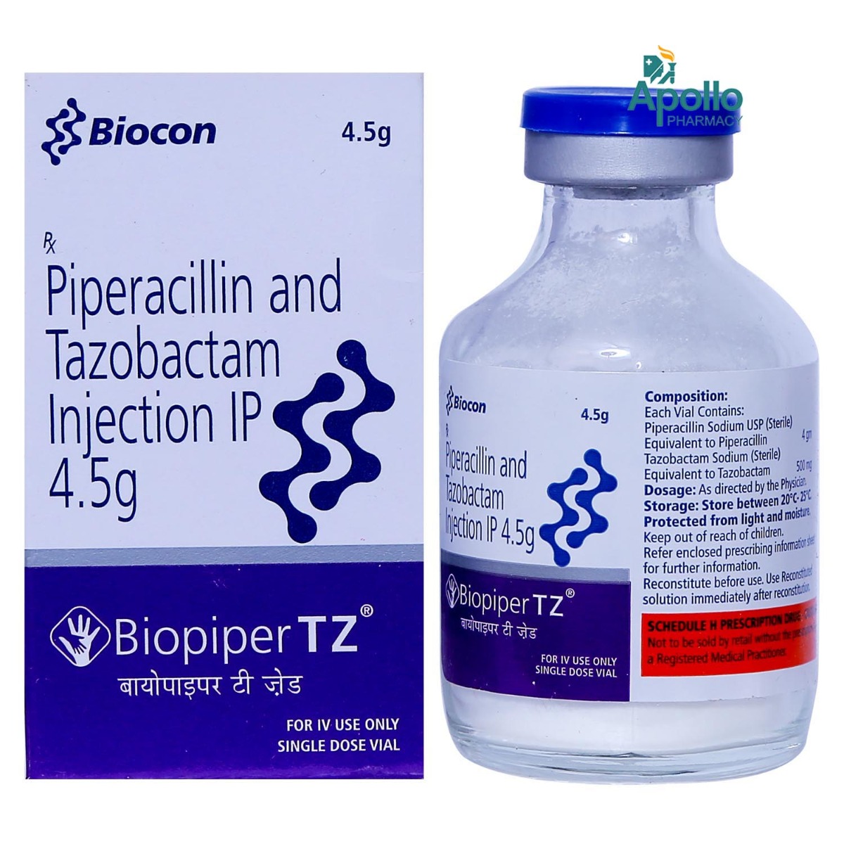 Biopiper TZ Injection 4.5 gm, Pack of 1 INJECTION Biopiper TZ Injection 4.5 gm, Pack of 1 INJECTION