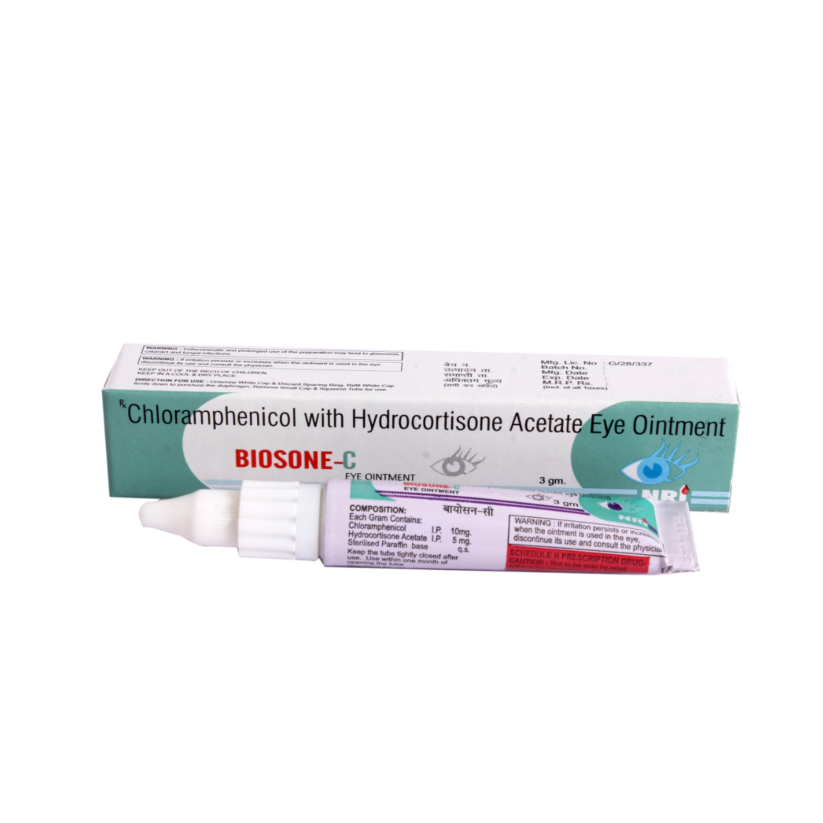 Buy Biosone C 3Gm Eye Ointment Online