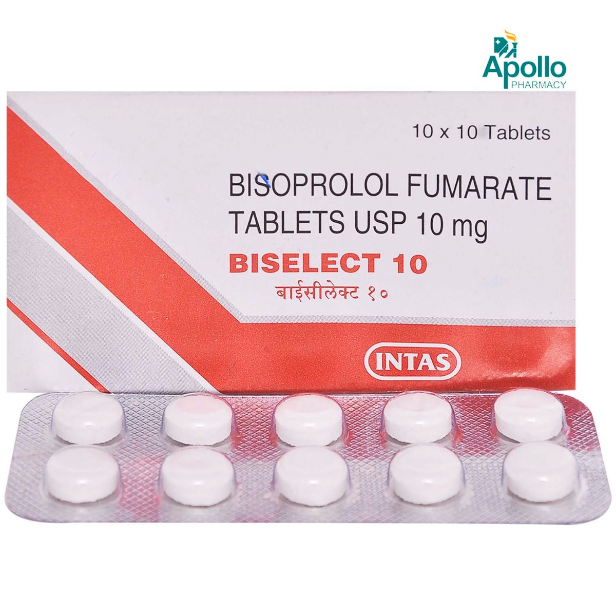 Biselect 10 Tablet 10's, Pack of 10 TABLETS Biselect 10 Tablet 10's, Pack of 10 TABLETS