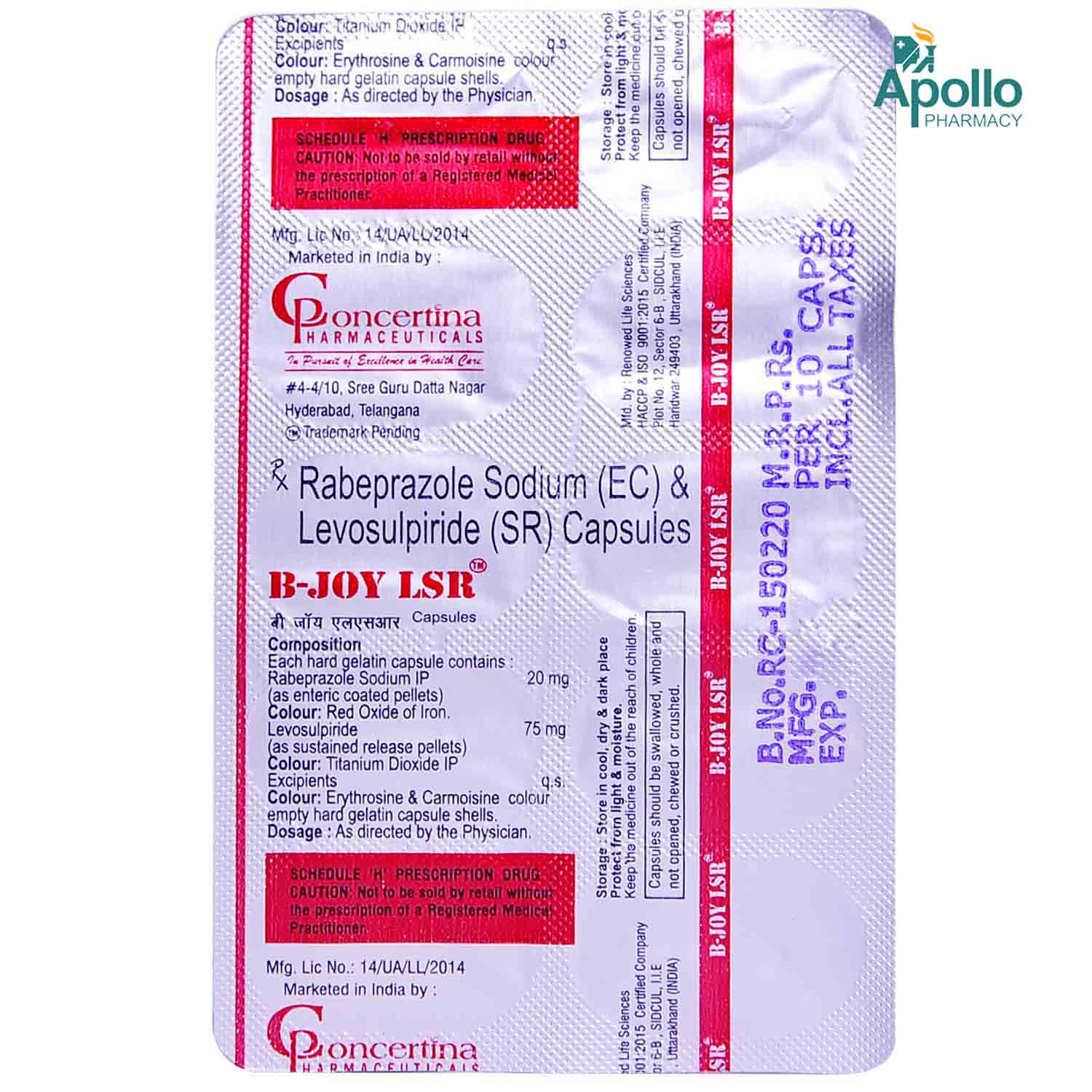 B-Joy LSR Capsule 10's, Pack of 10 B-Joy LSR Capsule 10's, Pack of 10