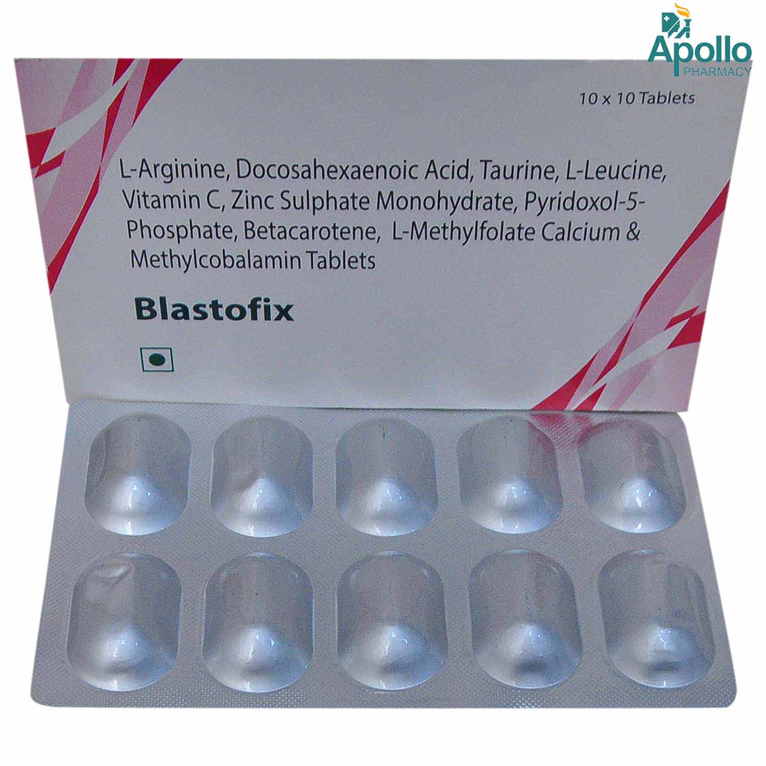 Blastofix Tablet 10's, Pack of 10 Blastofix Tablet 10's, Pack of 10