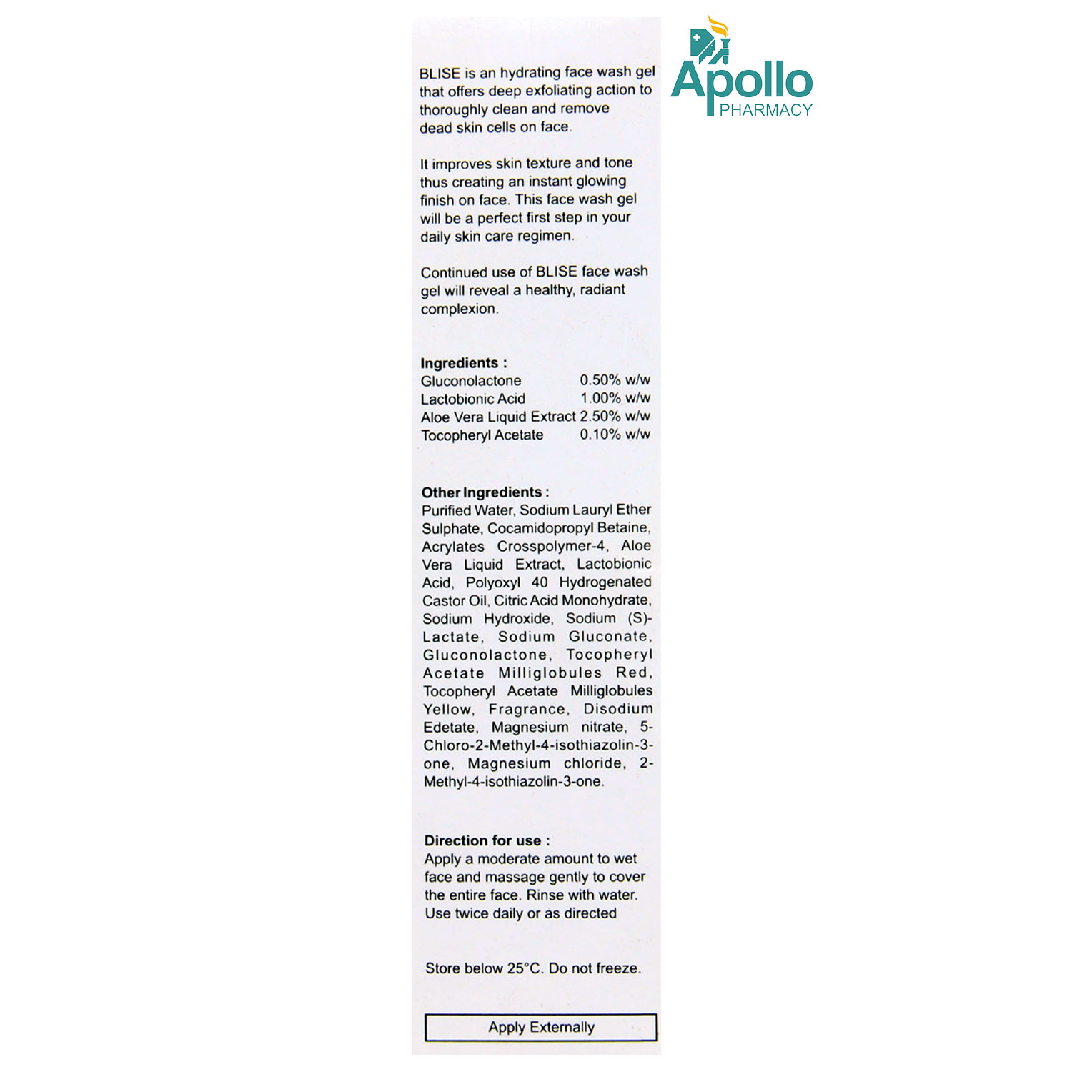 Blise Face Wash Gel 100 gm, Pack of 1 Blise Face Wash Gel 100 gm, Pack of 1