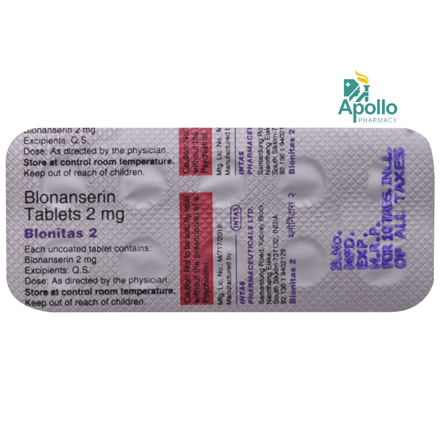 Blonitas 2 Tablet 10's, Pack of 10 TABLETS Blonitas 2 Tablet 10's, Pack of 10 TABLETS