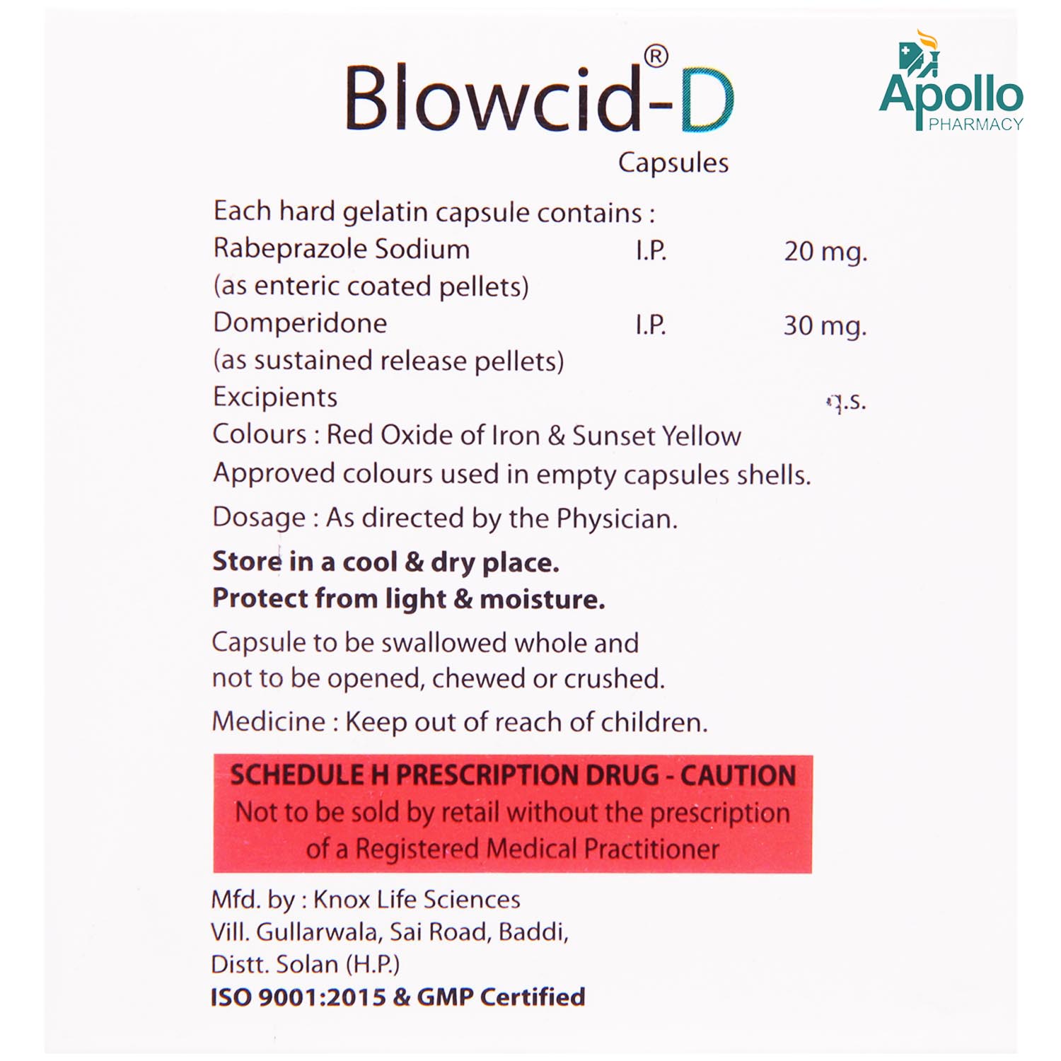 Blowcid D Capsule 10's, Pack of 10 CAPSULES Blowcid D Capsule 10's, Pack of 10 CAPSULES