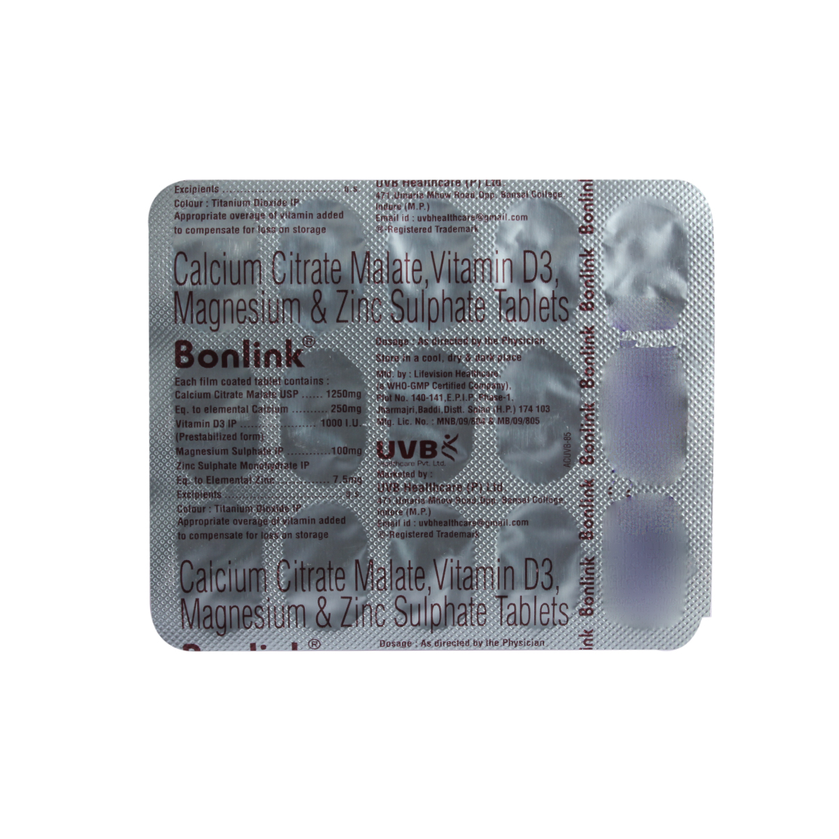 Bonlink Tablet 15's, Pack of 15 Bonlink Tablet 15's, Pack of 15