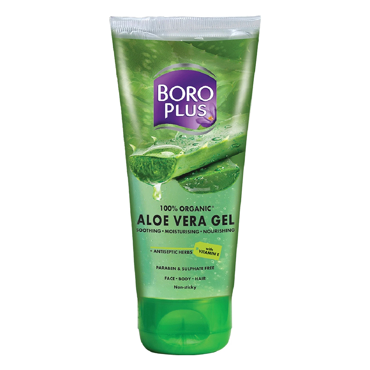 Boroplus 100% Organic Aloe Vera Gel, 60 ml, Pack of 1 Boroplus 100% Organic Aloe Vera Gel, 60 ml, Pack of 1