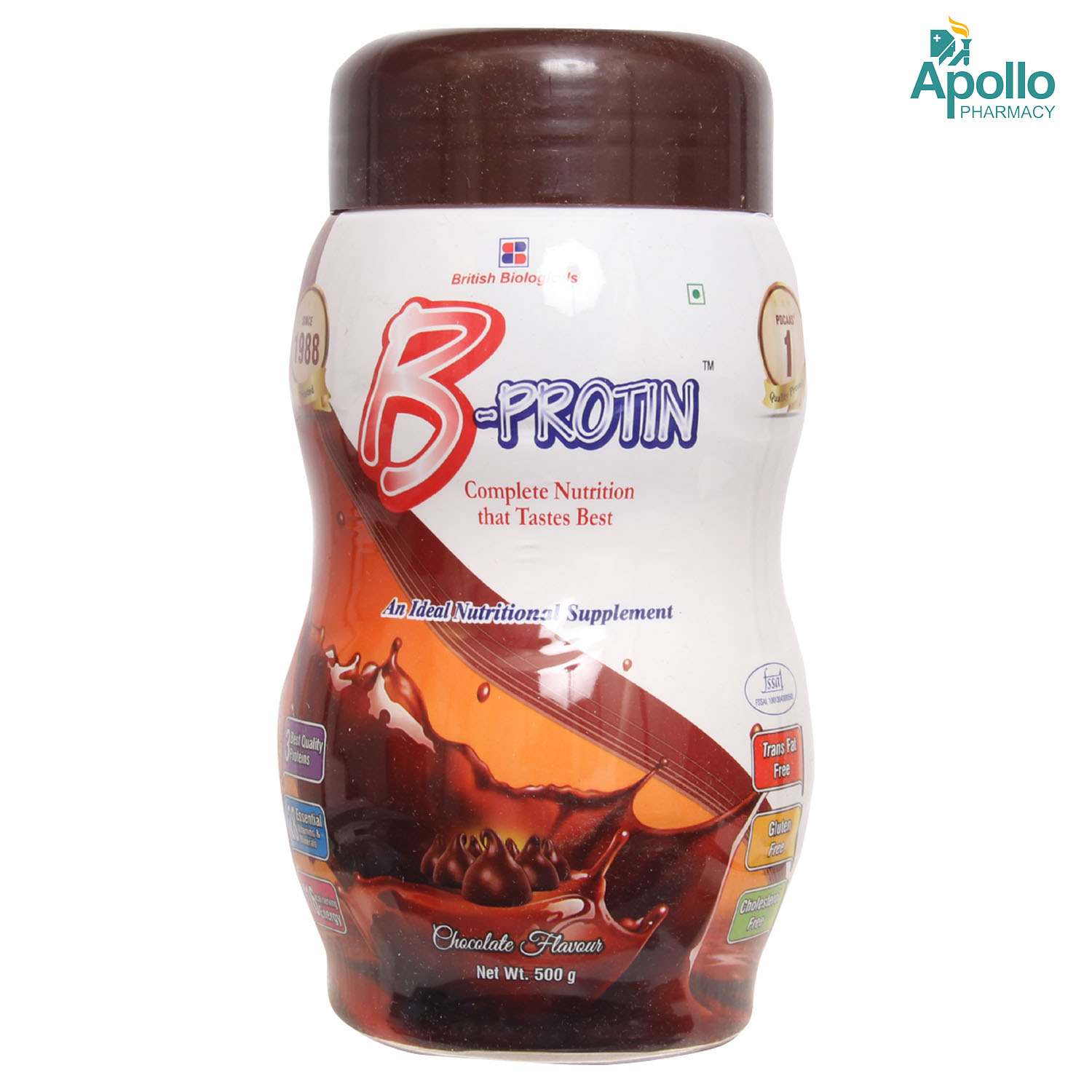 B Protin Chocolate Powder 500 gm, Pack of 1 B Protin Chocolate Powder 500 gm, Pack of 1