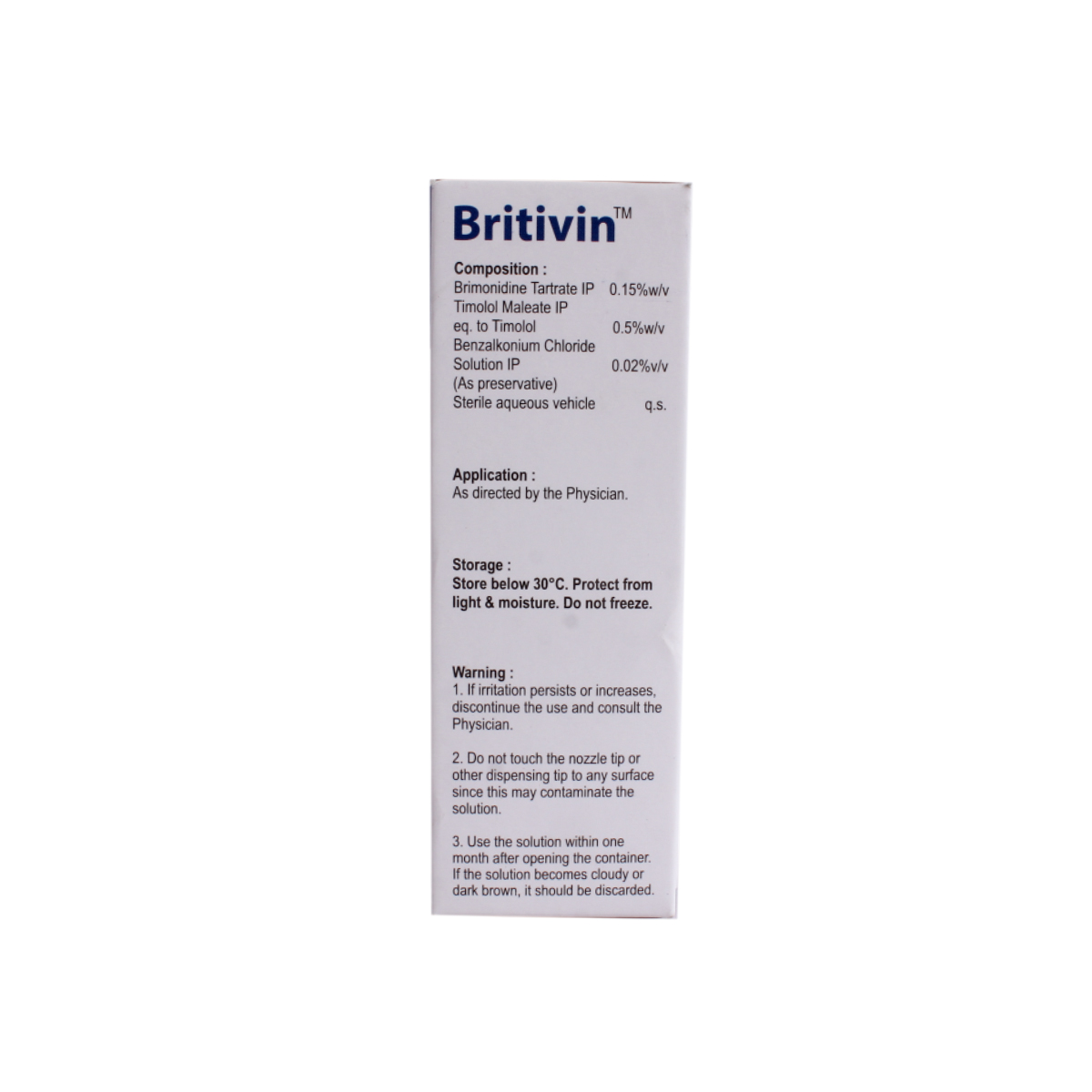 Britivin Eye Drop 5 ml, Pack of 1 Britivin Eye Drop 5 ml, Pack of 1