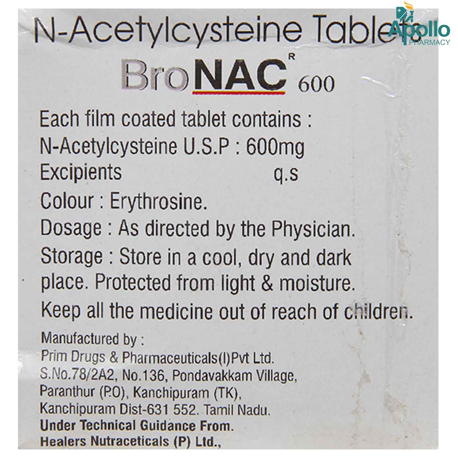 Bronac 600 Tablet 10's, Pack of 10 TABLETS Bronac 600 Tablet 10's, Pack of 10 TABLETS