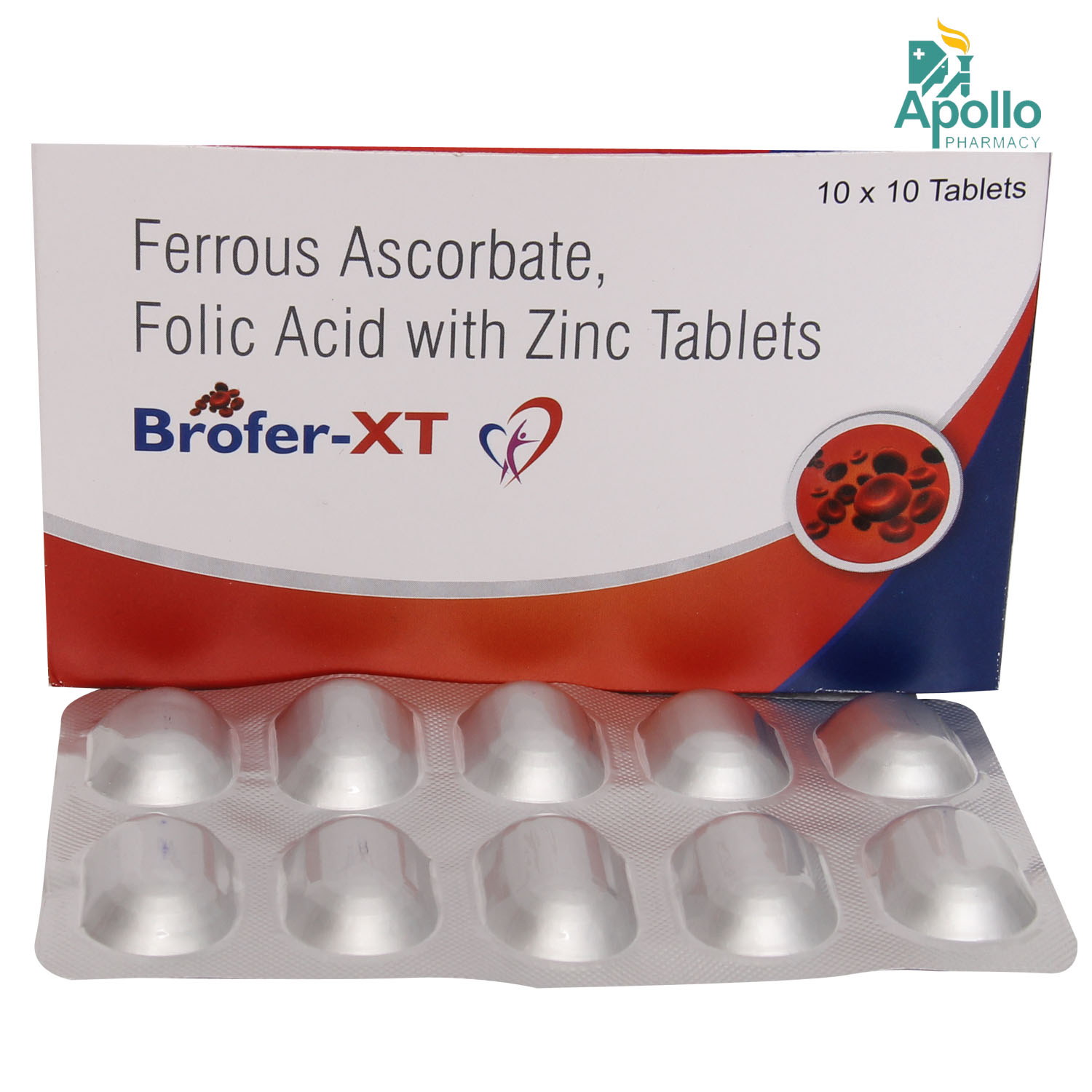 Brofer-XT Tablet 10's, Pack of 10 TabletS Brofer-XT Tablet 10's, Pack of 10 TabletS