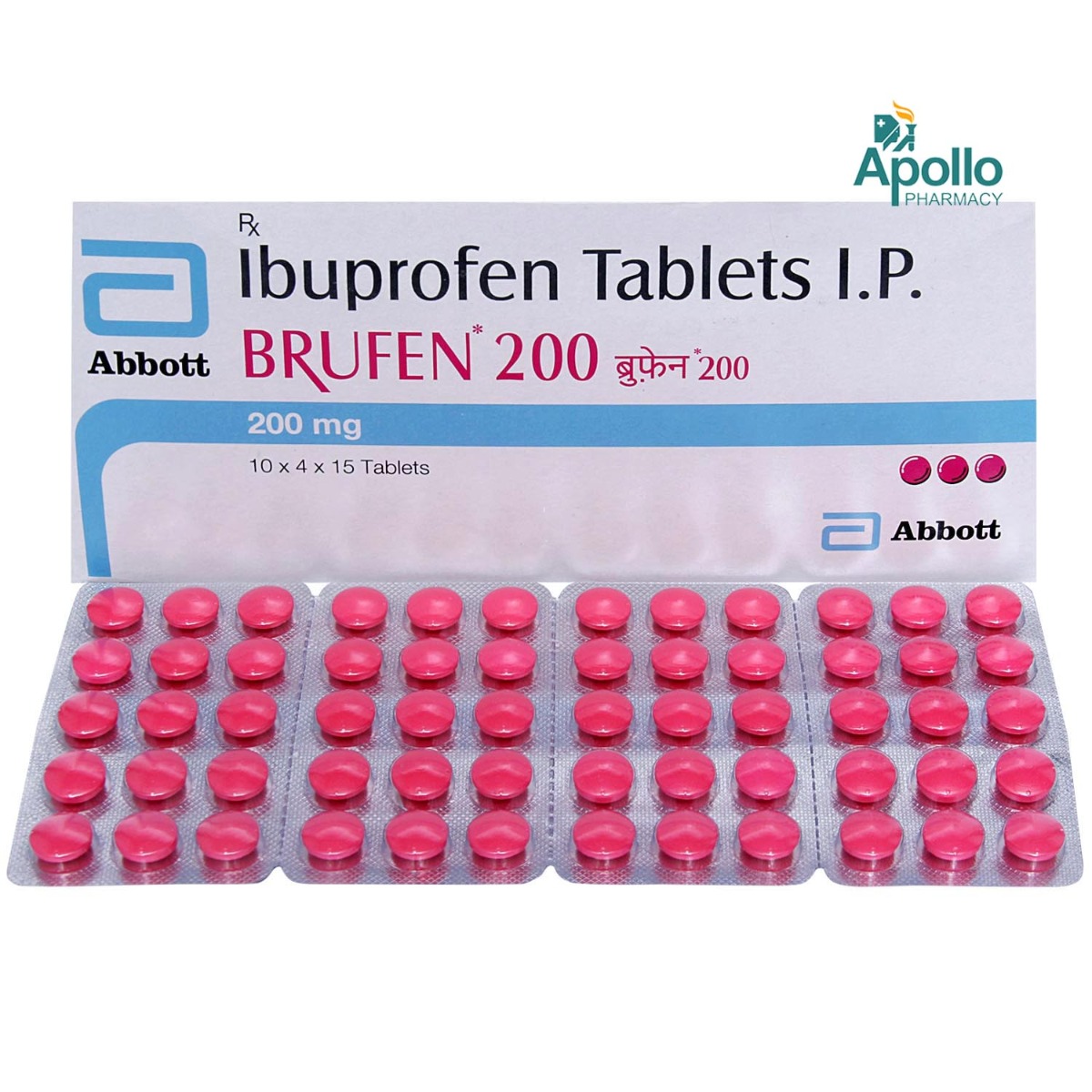 Brufen 200 Tablet 15's, Pack of 15 TABLETS Brufen 200 Tablet 15's, Pack of 15 TABLETS
