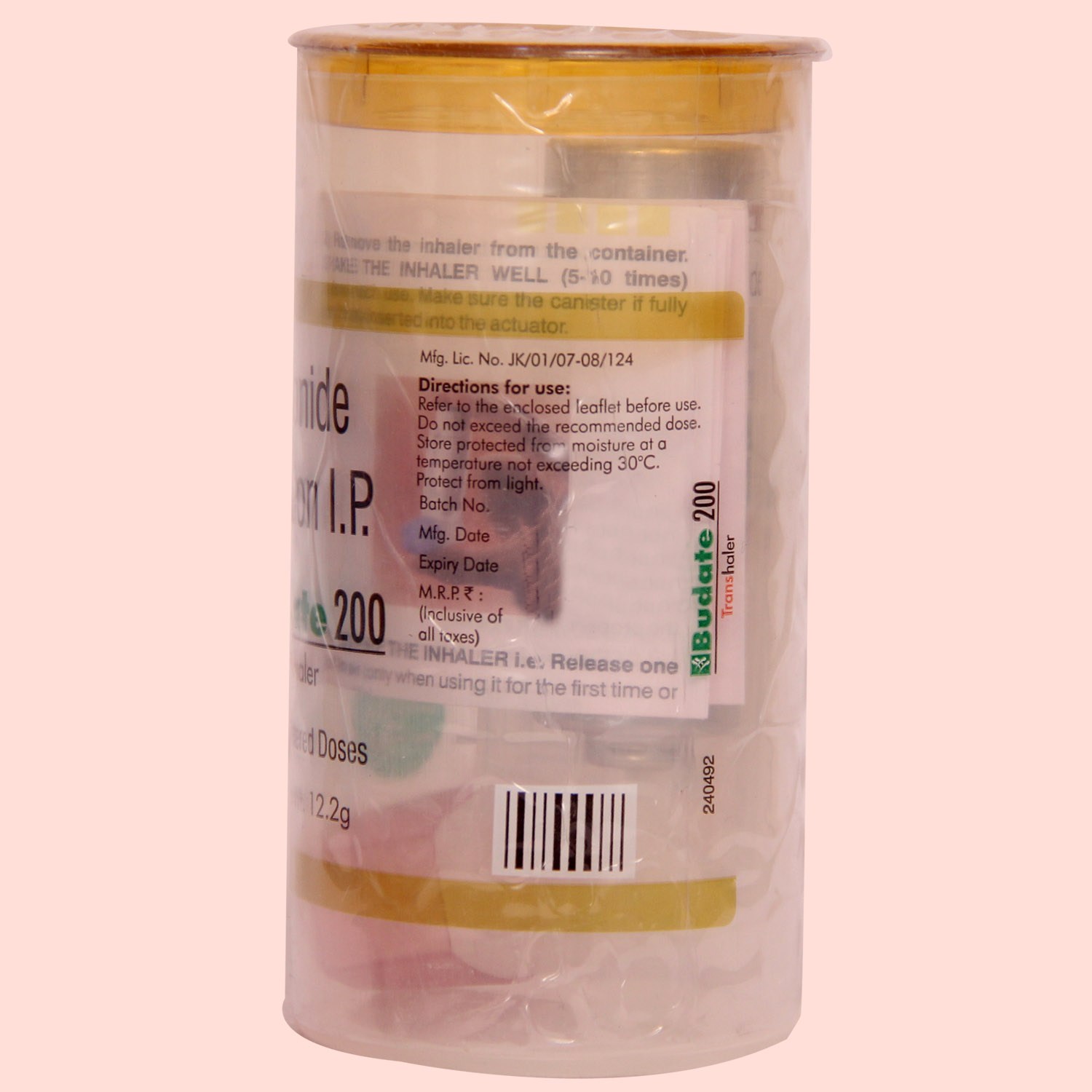 Budate 200 Transhaler, Pack of 1 INHALER Budate 200 Transhaler, Pack of 1 INHALER