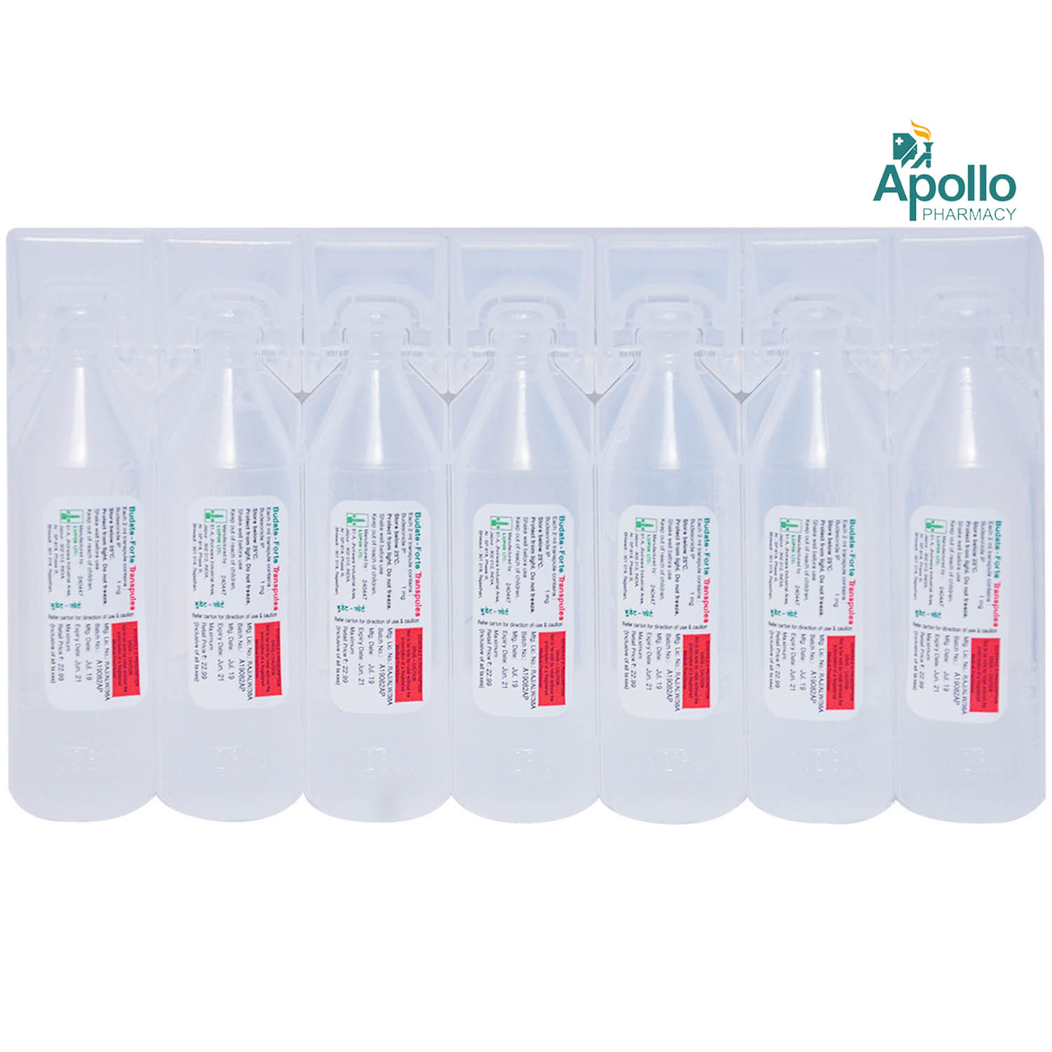 Budate Forte Transpules 7X2 ml, Pack of 1 LIQUID Budate Forte Transpules 7X2 ml, Pack of 1 LIQUID