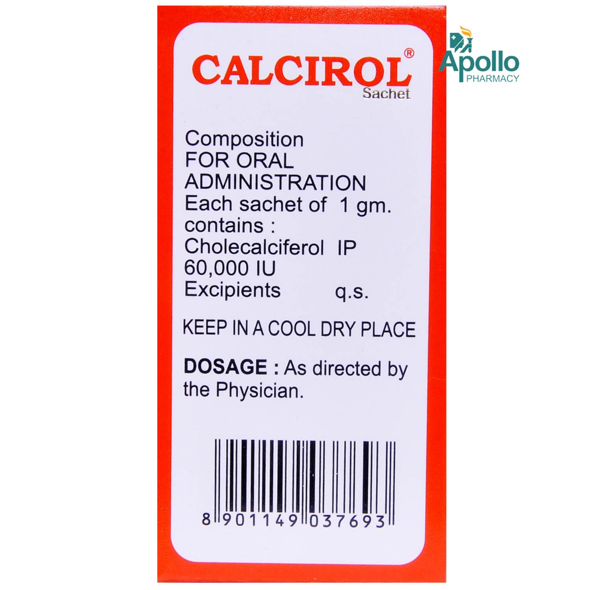 Calcirol Sachet 1 gm, Pack of 1 Calcirol Sachet 1 gm, Pack of 1