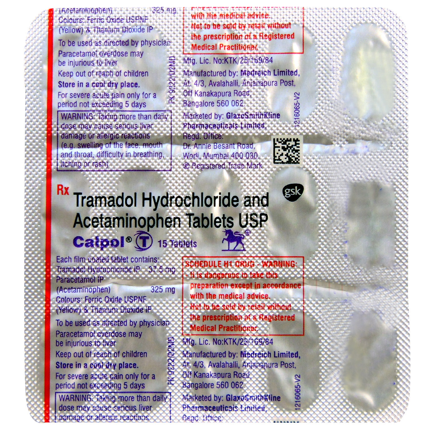 Calpol T Tablet 15's, Pack of 15 TABLETS Calpol T Tablet 15's, Pack of 15 TABLETS