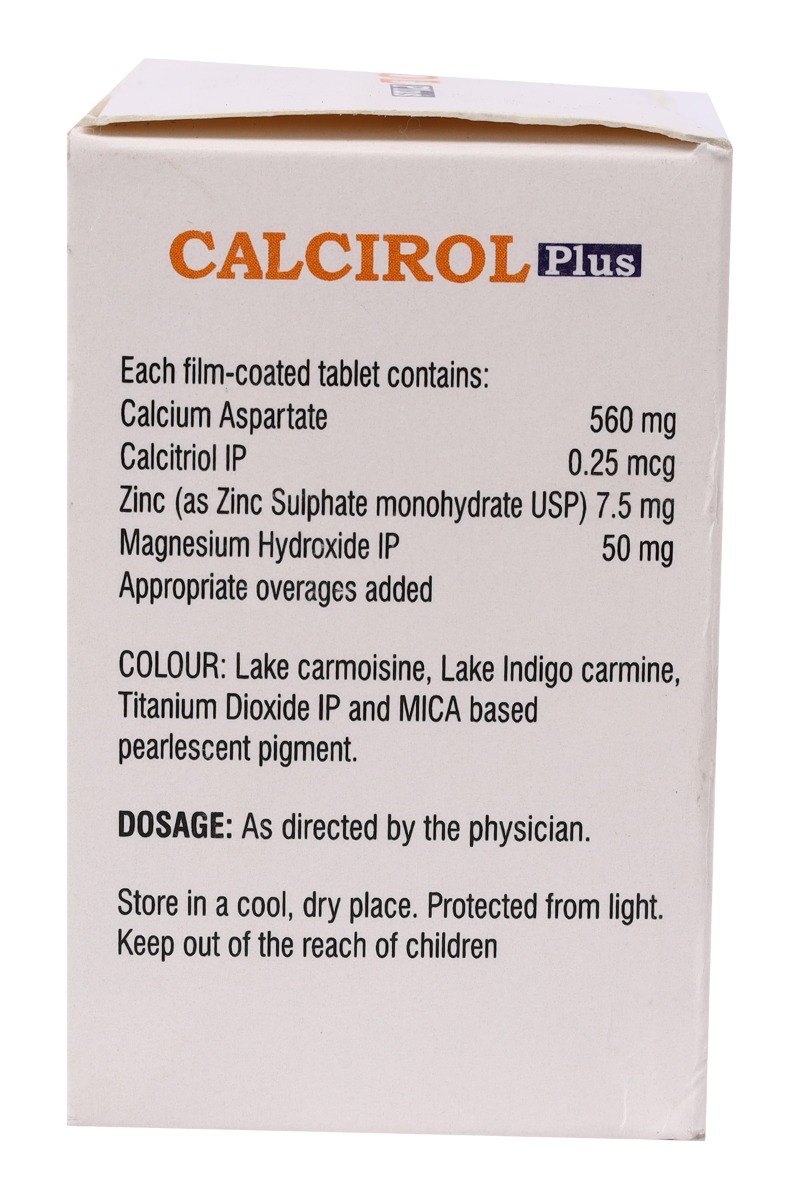 Calcirol Plus Tablet 10's, Pack of 10 Calcirol Plus Tablet 10's, Pack of 10