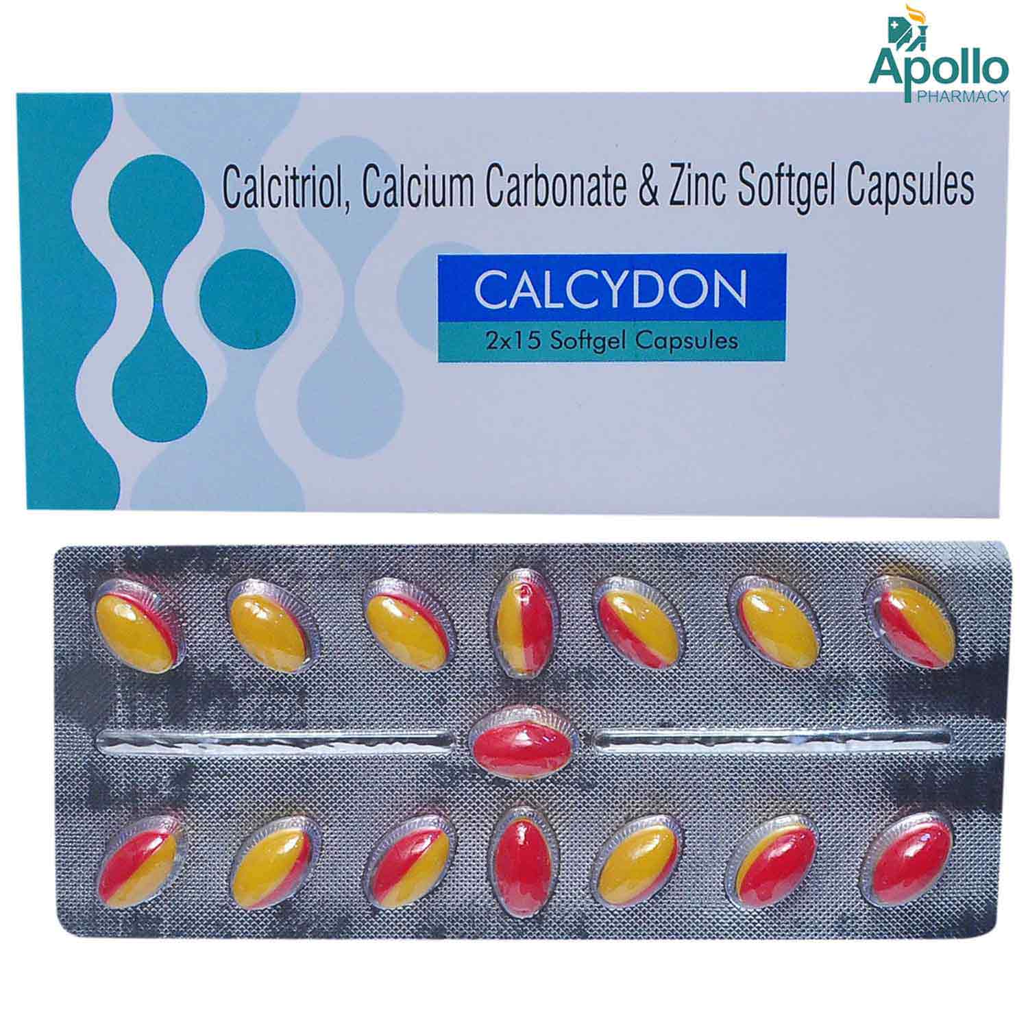 Calcydon Tablet 15's, Pack of 15 TABLETS Calcydon Tablet 15's, Pack of 15 TABLETS