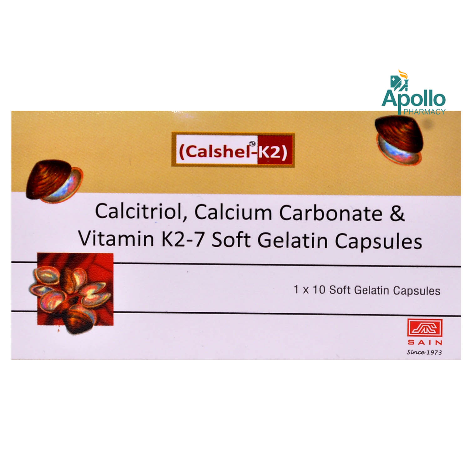 Calshel-K2 Capsule 10's, Pack of 10 CapsuleS Calshel-K2 Capsule 10's, Pack of 10 CapsuleS