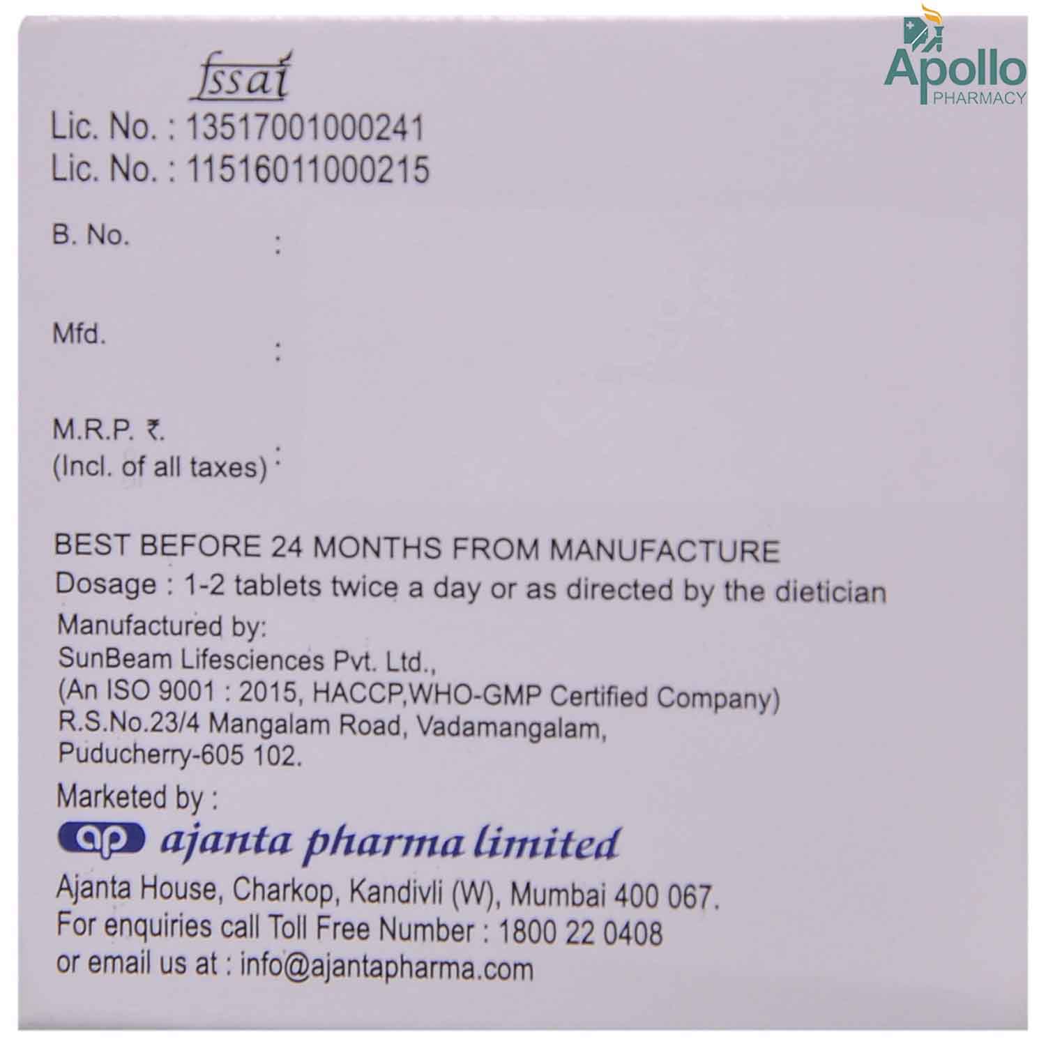 Caltuf Tablet 10's, Pack of 10 Caltuf Tablet 10's, Pack of 10