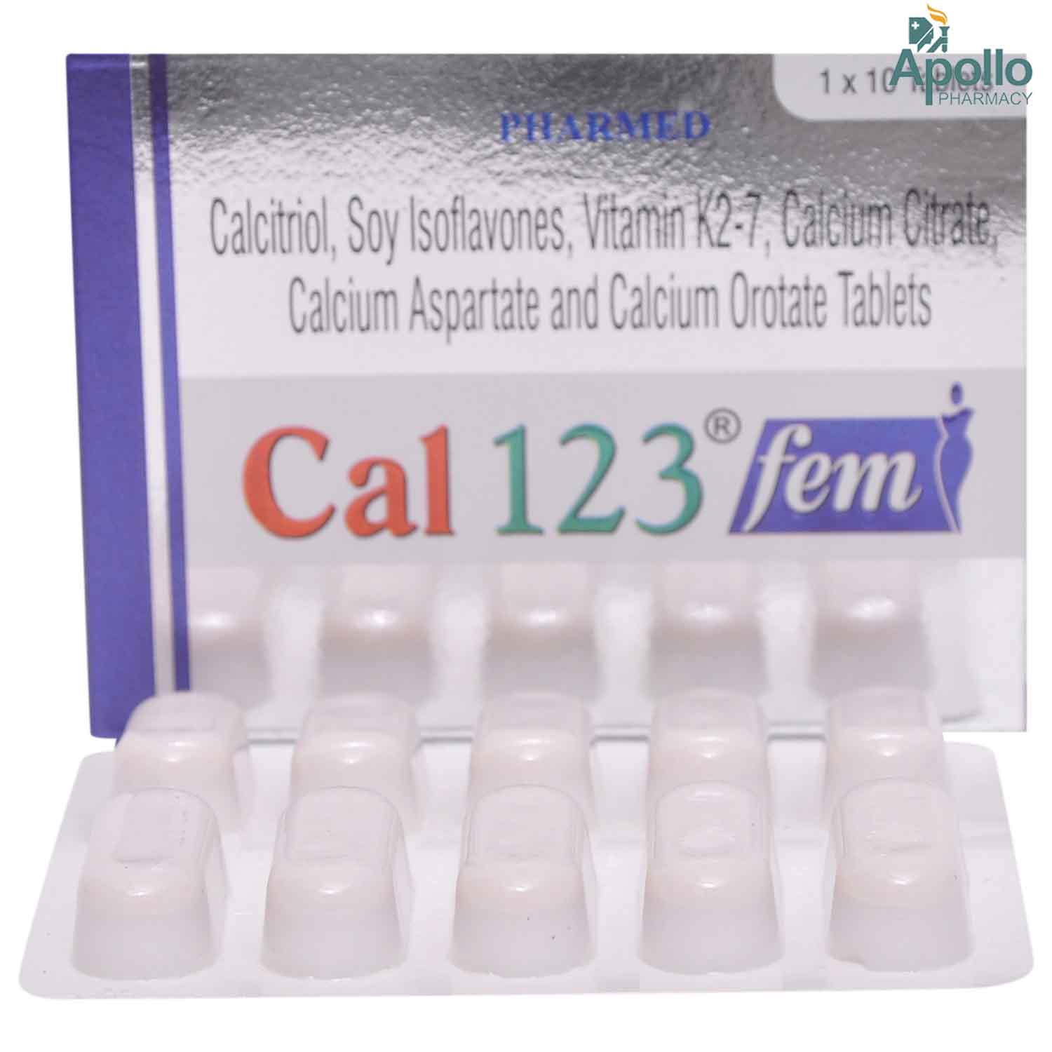 Cal 123 Fem Tablet 10's, Pack of 10 TABLETS Cal 123 Fem Tablet 10's, Pack of 10 TABLETS