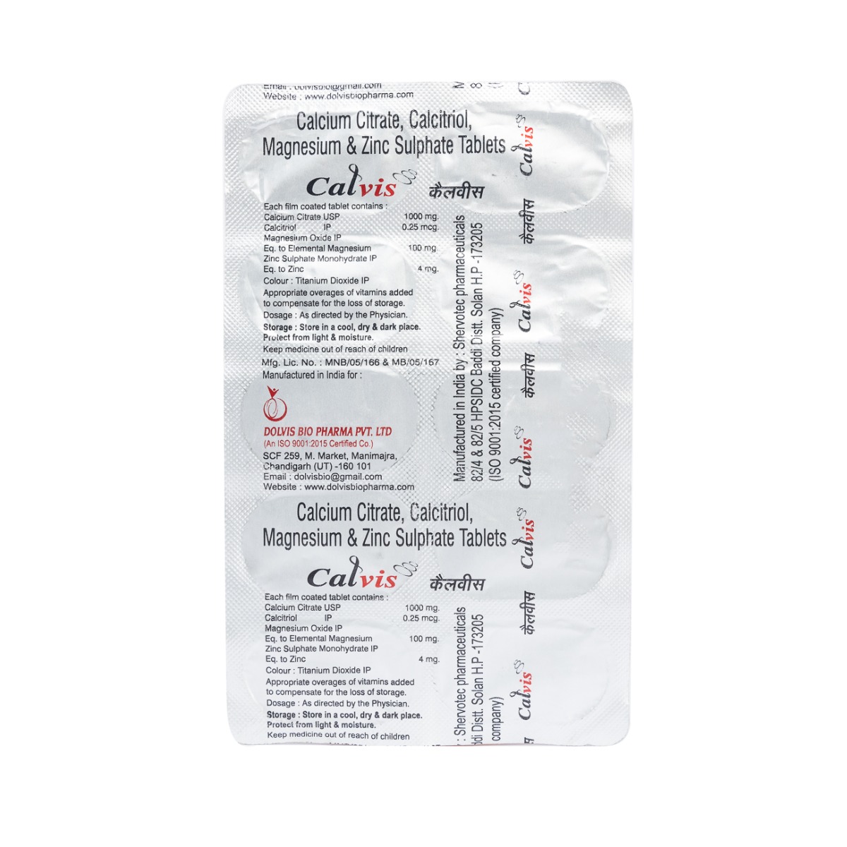 Buy CALVIS TABLET 10'S Online