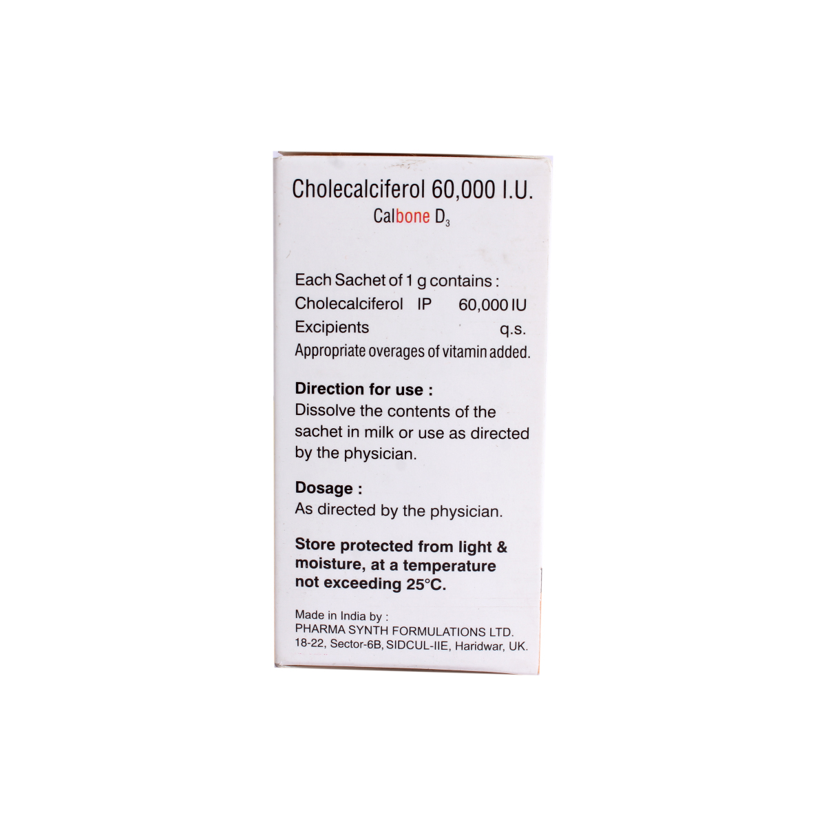 Calbone D3 Sachet 1 gm, Pack of 1 Calbone D3 Sachet 1 gm, Pack of 1