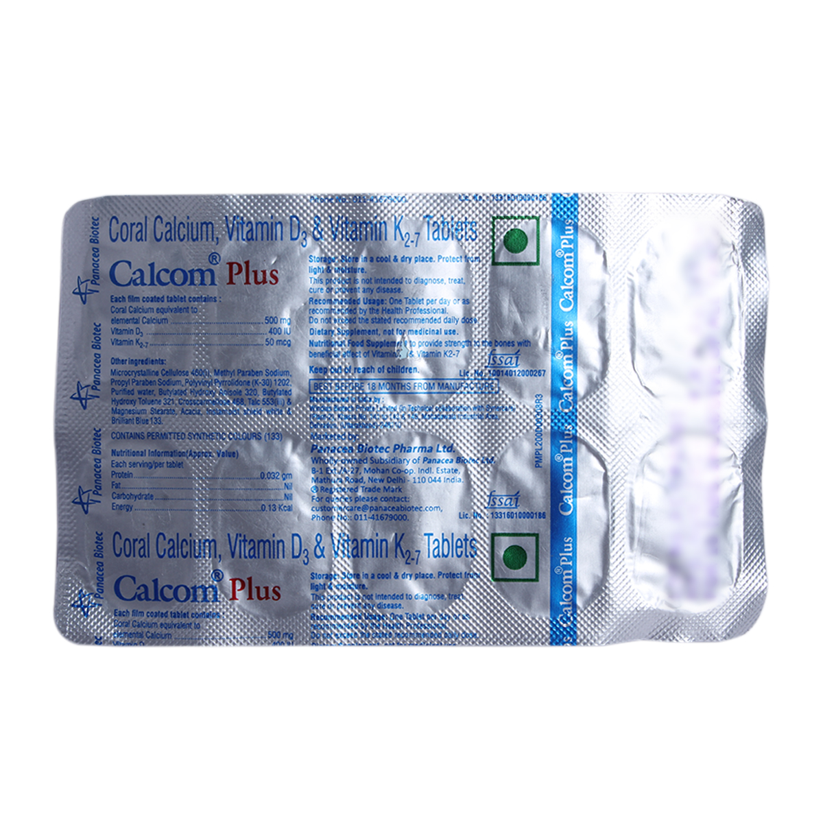 Buy Calcom Plus Tablet 10's Online