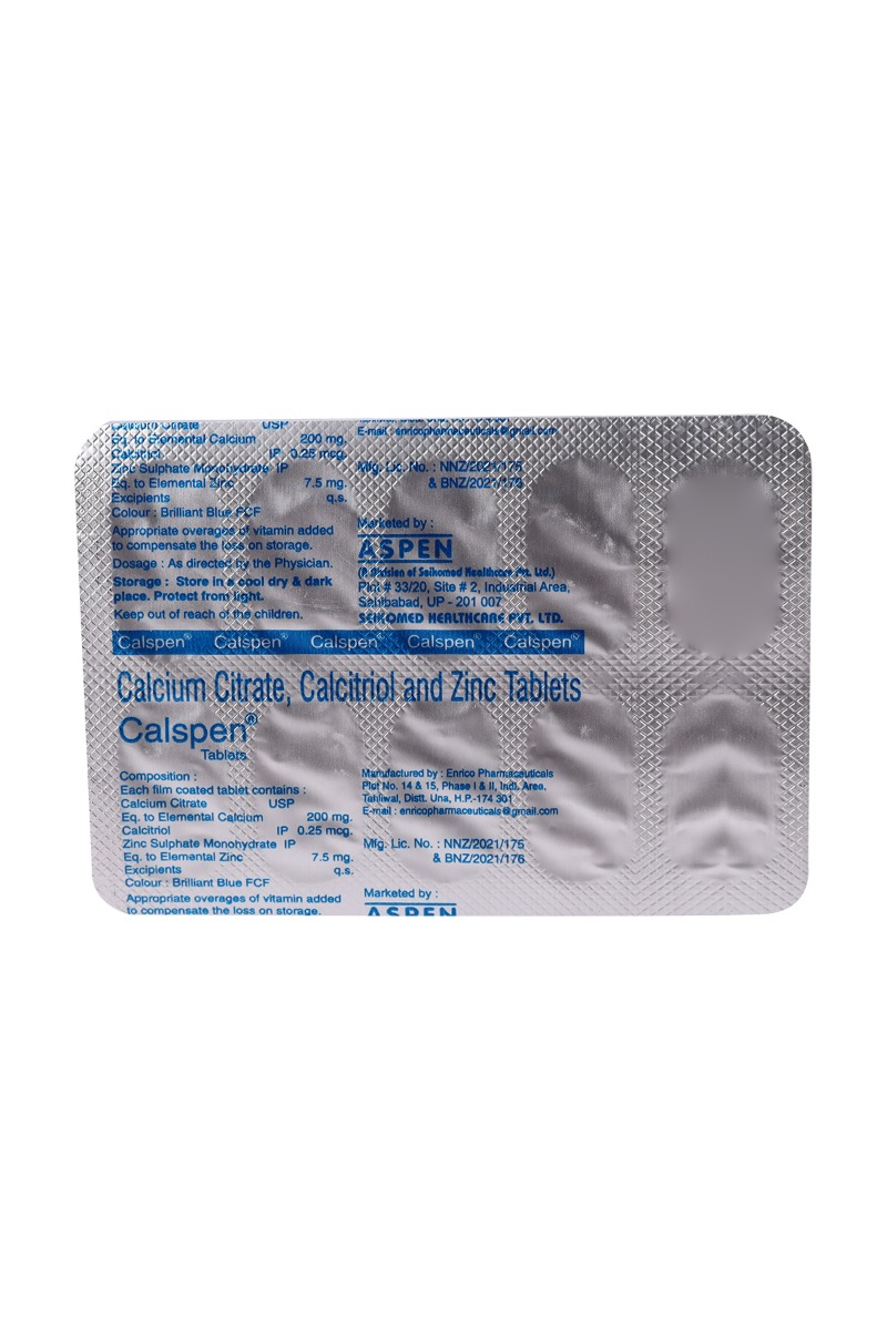 Calspen Tablet 10's, Pack of 10 TABLETS Calspen Tablet 10's, Pack of 10 TABLETS