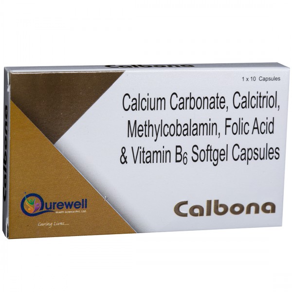 Calbona Softgel Capsule 10's, Pack of 10 Calbona Softgel Capsule 10's, Pack of 10