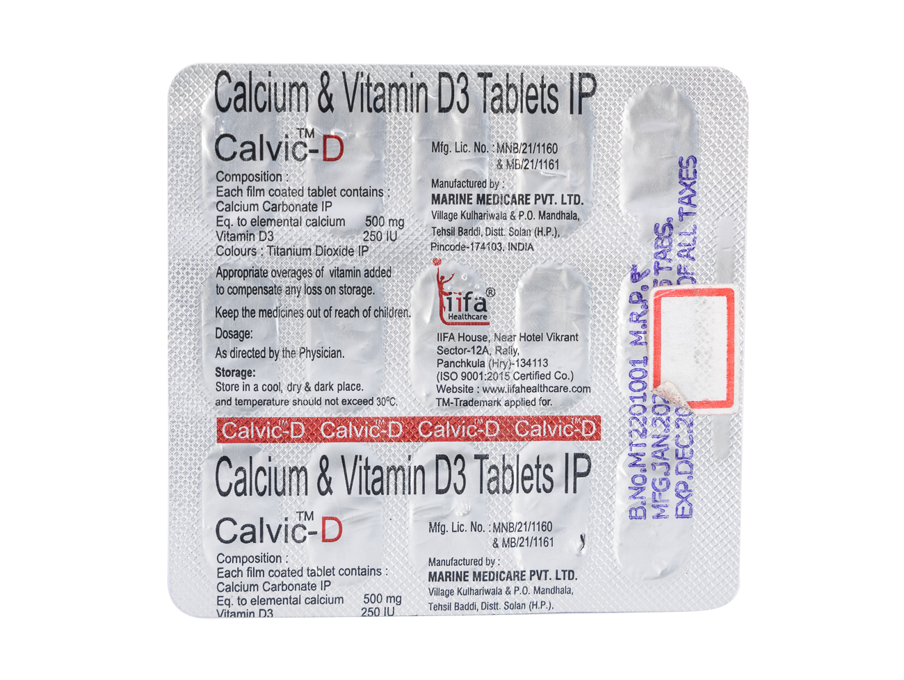 Calvic D Tablet 15's, Pack of 15 TABLETS Calvic D Tablet 15's, Pack of 15 TABLETS