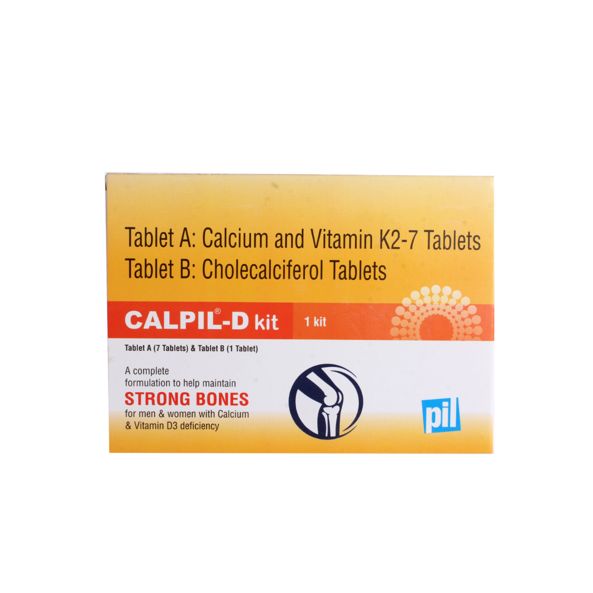 Buy Calpil-D Tablet Kit 8's Online