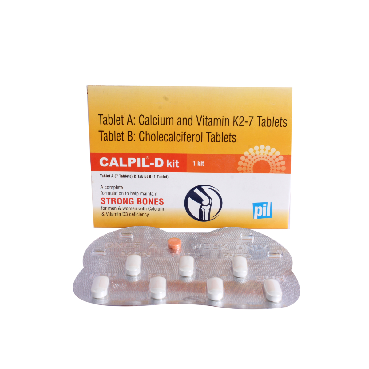 Calpil-D Tablet Kit 8's, Pack of 1 Calpil-D Tablet Kit 8's, Pack of 1
