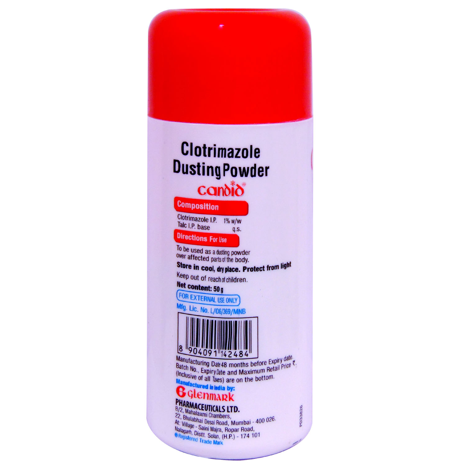 Candid Dusting Powder, 50 gm Price, Uses, Side Effects, Composition