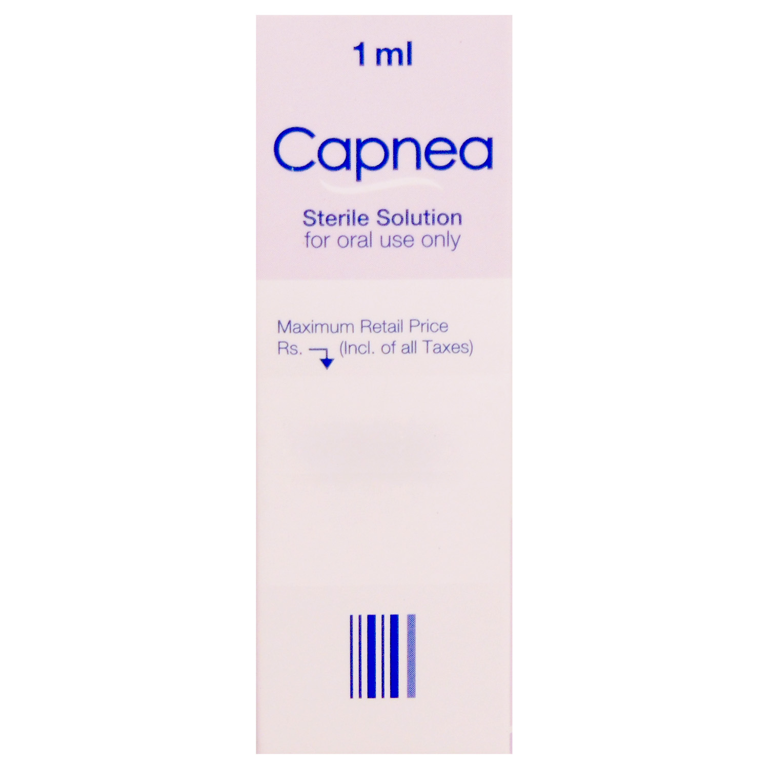 Capnea Solution 1ml, Pack of 1 SOLUTION Capnea Solution 1ml, Pack of 1 SOLUTION