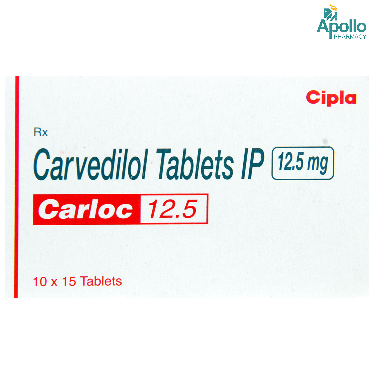 Buy Carloc 12.5 Tablet 15's Online