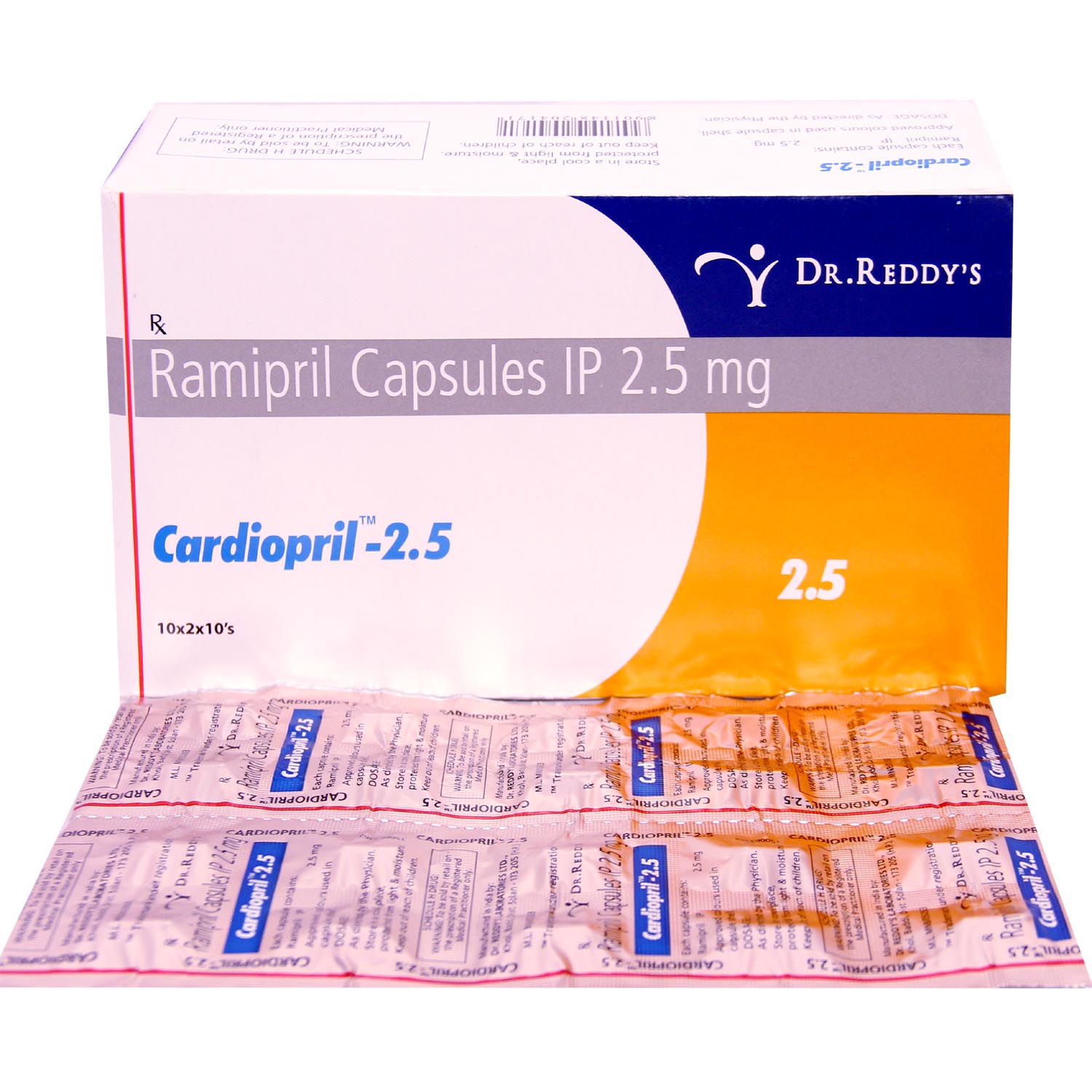 Buy Cardiopril-2.5 Capsule 10's Online