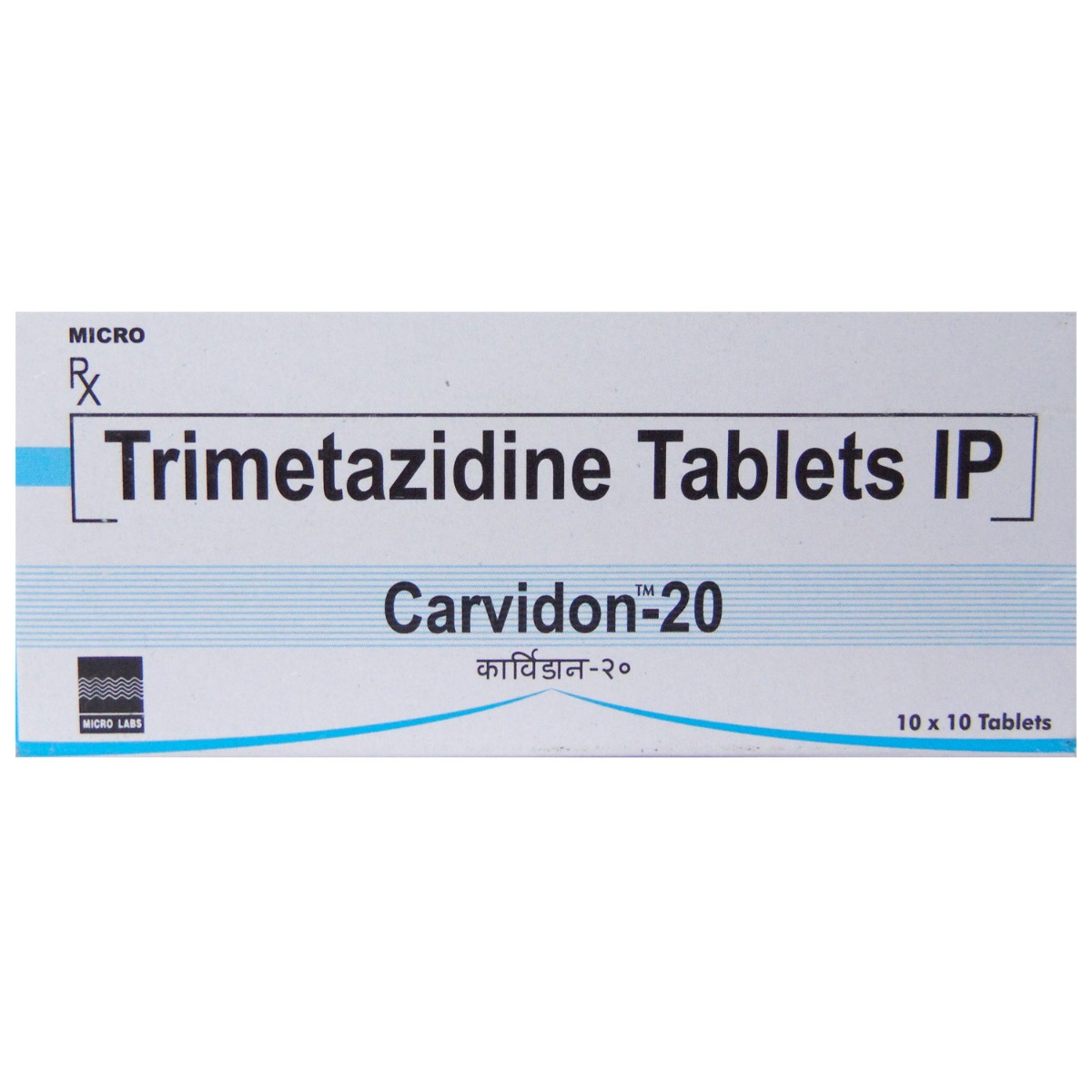 Buy Carvidon-20 Tablet 10's Online