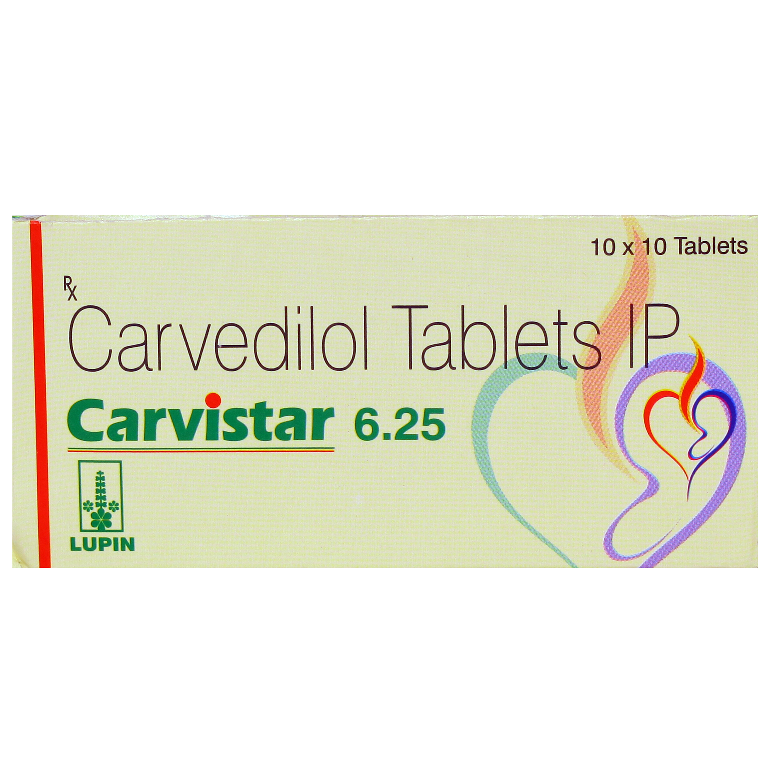 Carvistar 6.25 Tablet 10's, Pack of 10 TABLETS Carvistar 6.25 Tablet 10's, Pack of 10 TABLETS