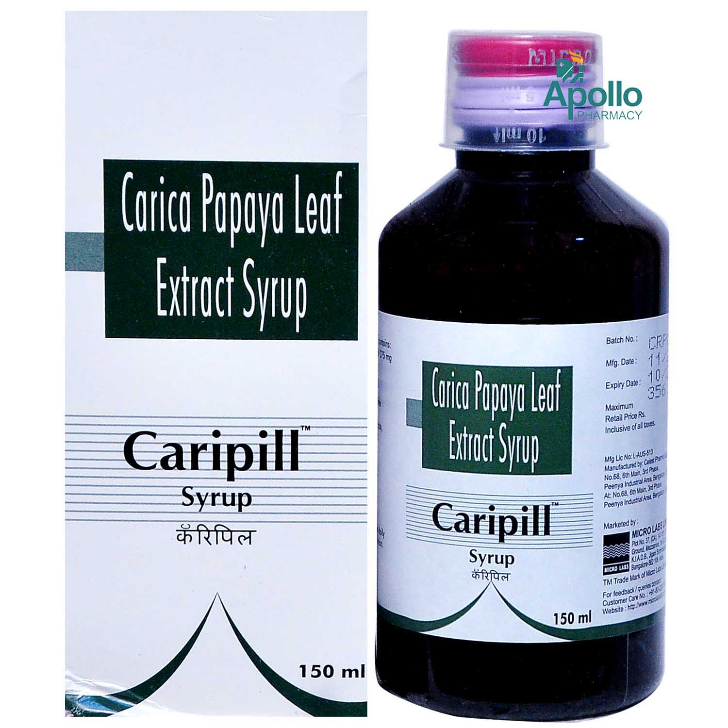 Caripill Syrup 150 ml, Pack of 1 SYRUP Caripill Syrup 150 ml, Pack of 1 SYRUP